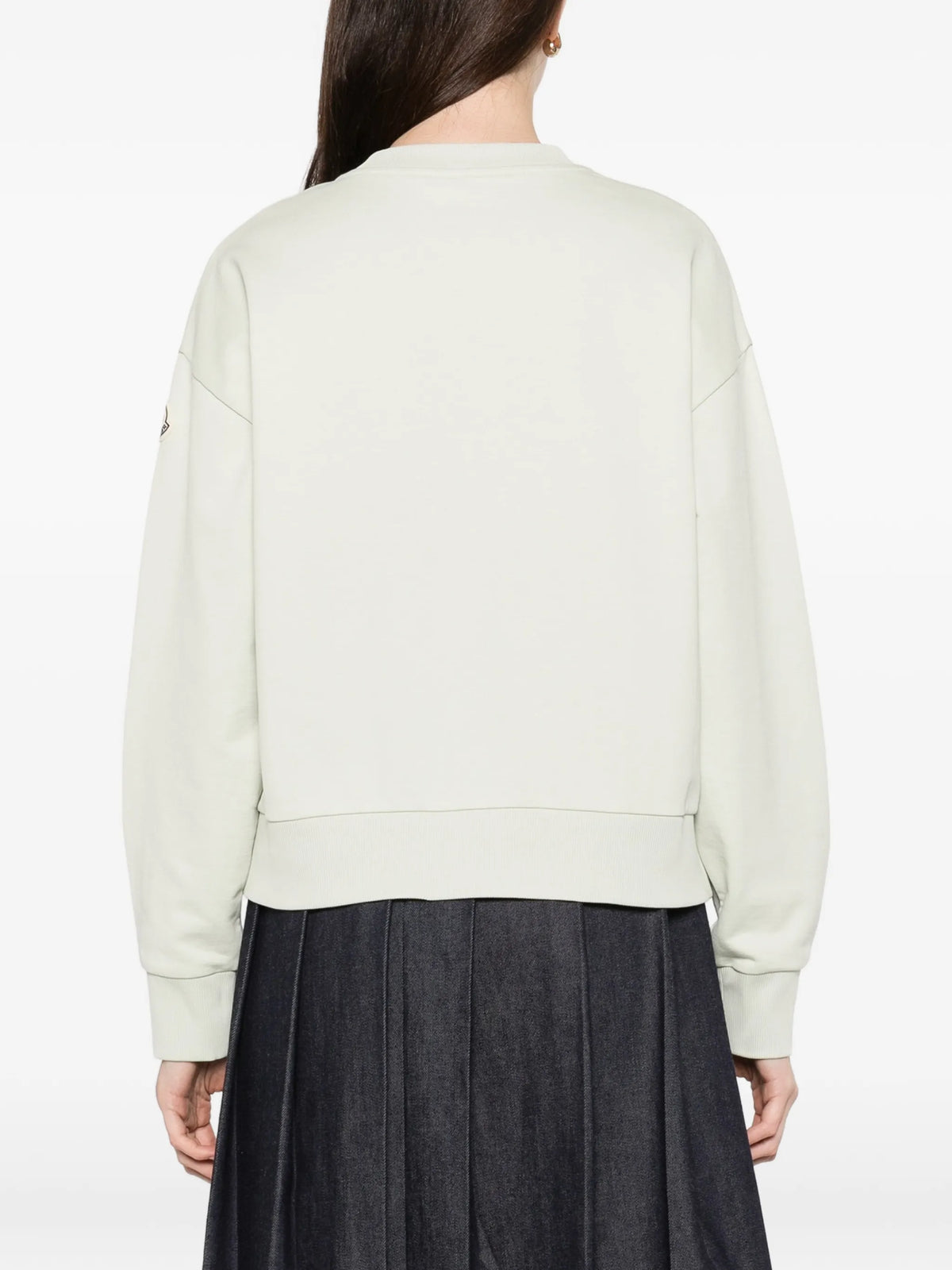 embroidered logo cotton sweatshirt