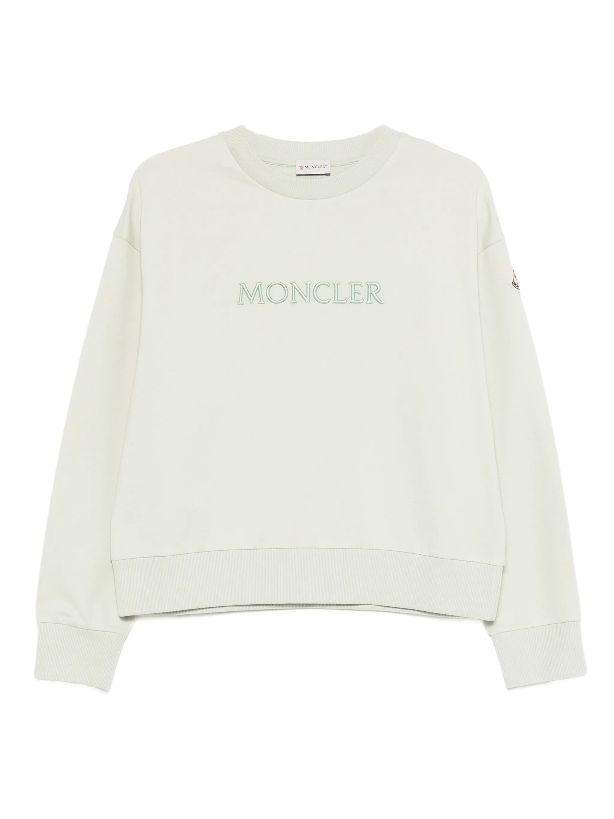 embroidered logo cotton sweatshirt