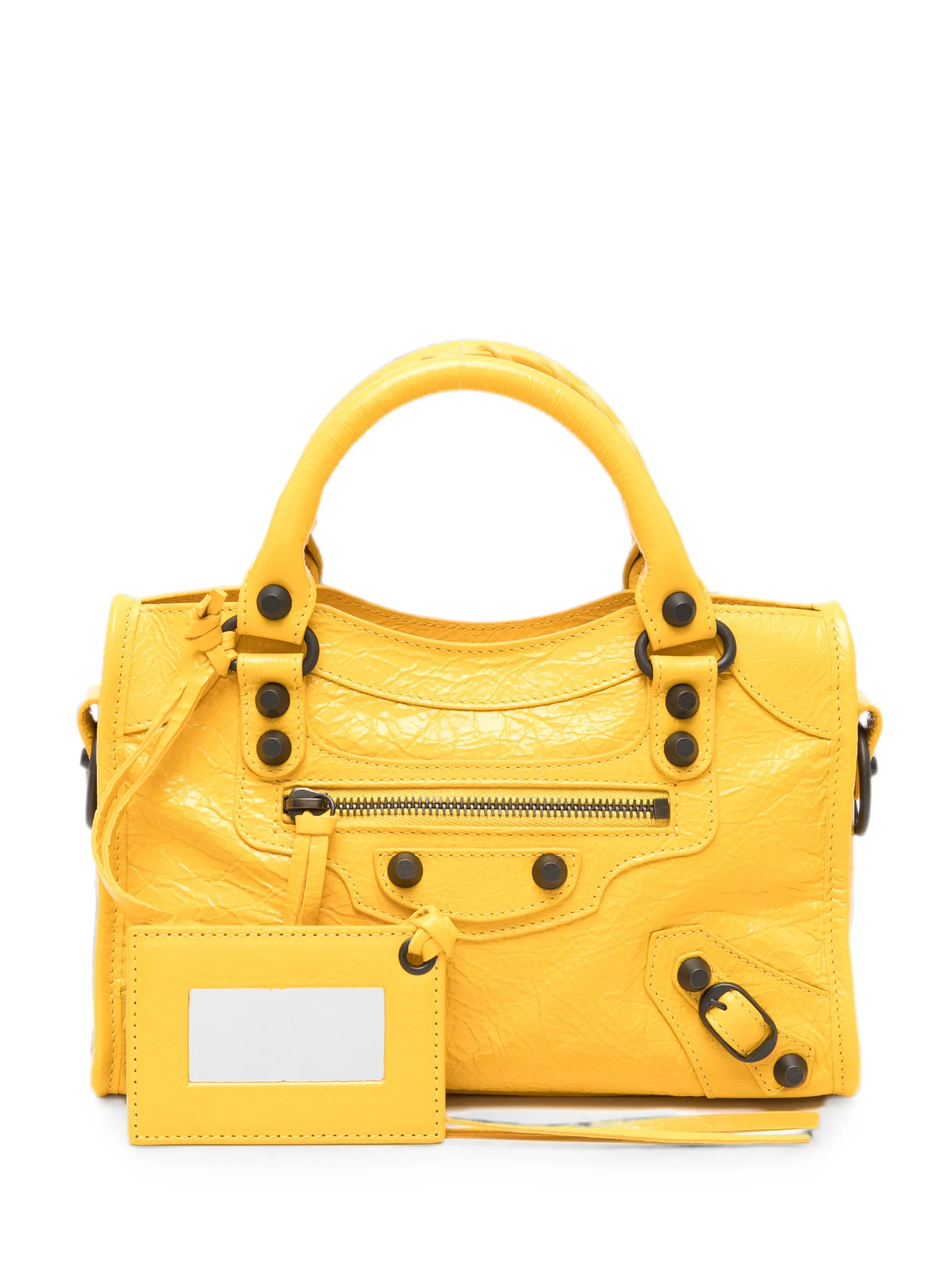 mini Le City leather tote bag
