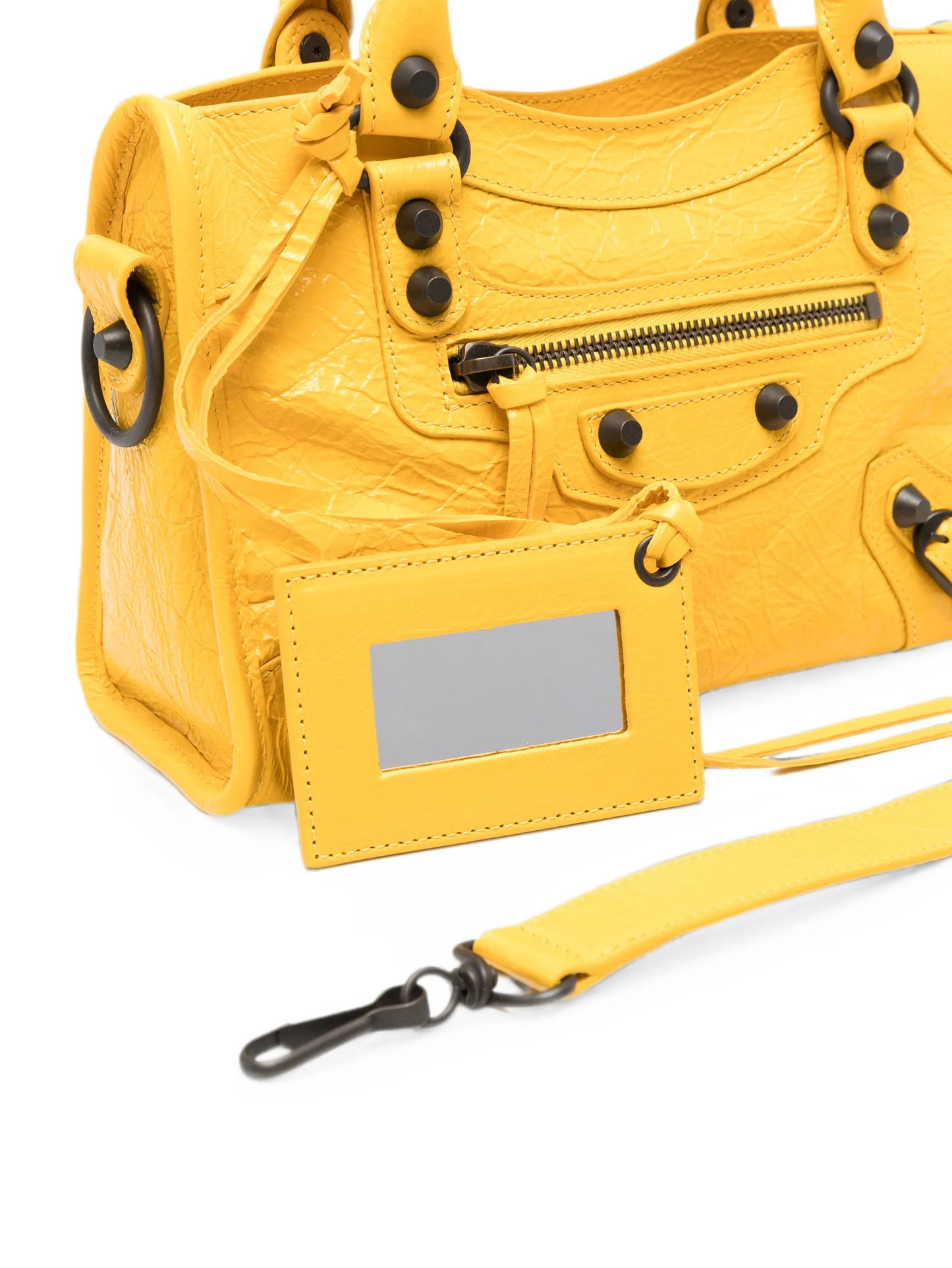 mini Le City leather tote bag