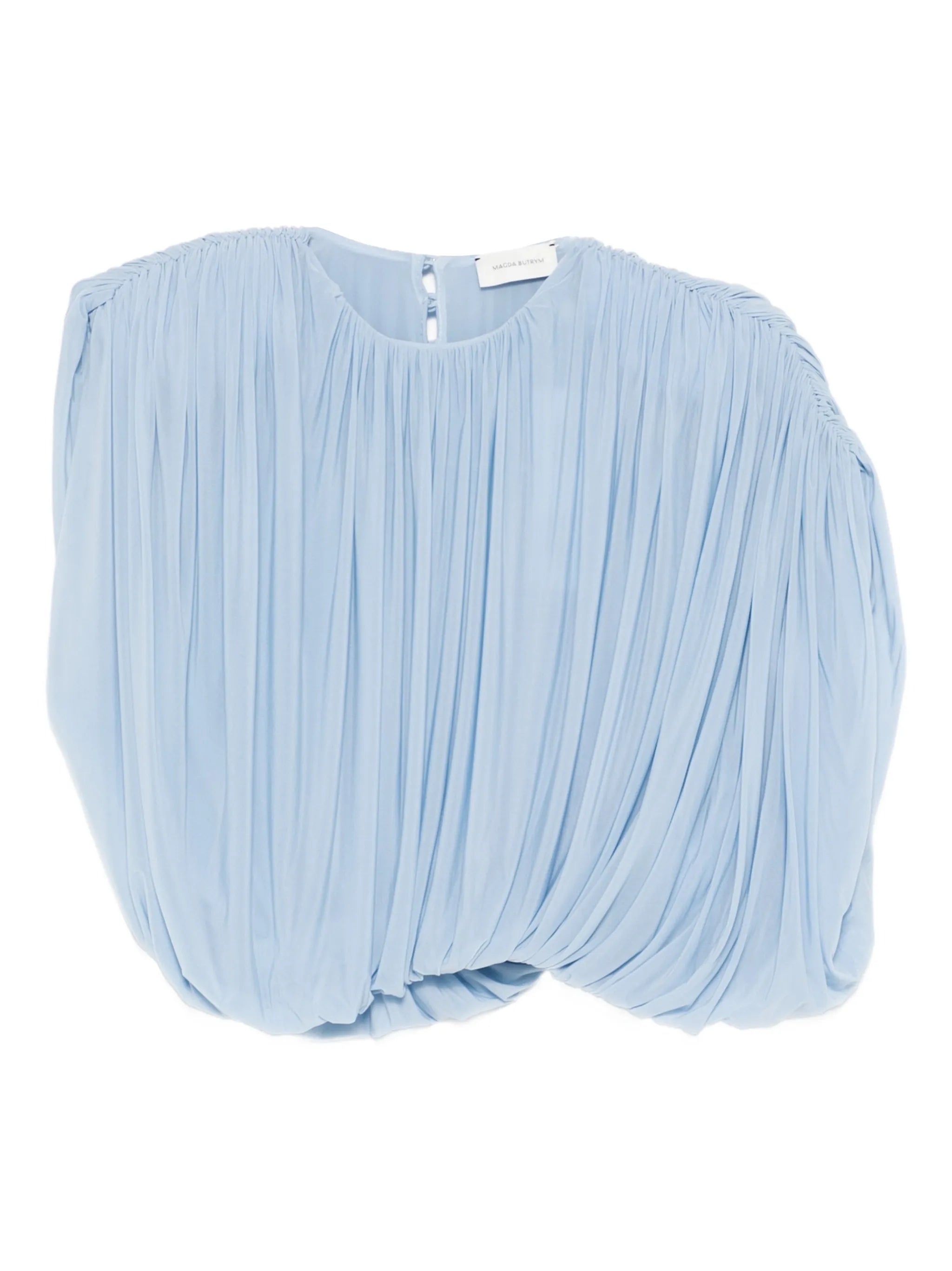 pleated blouse