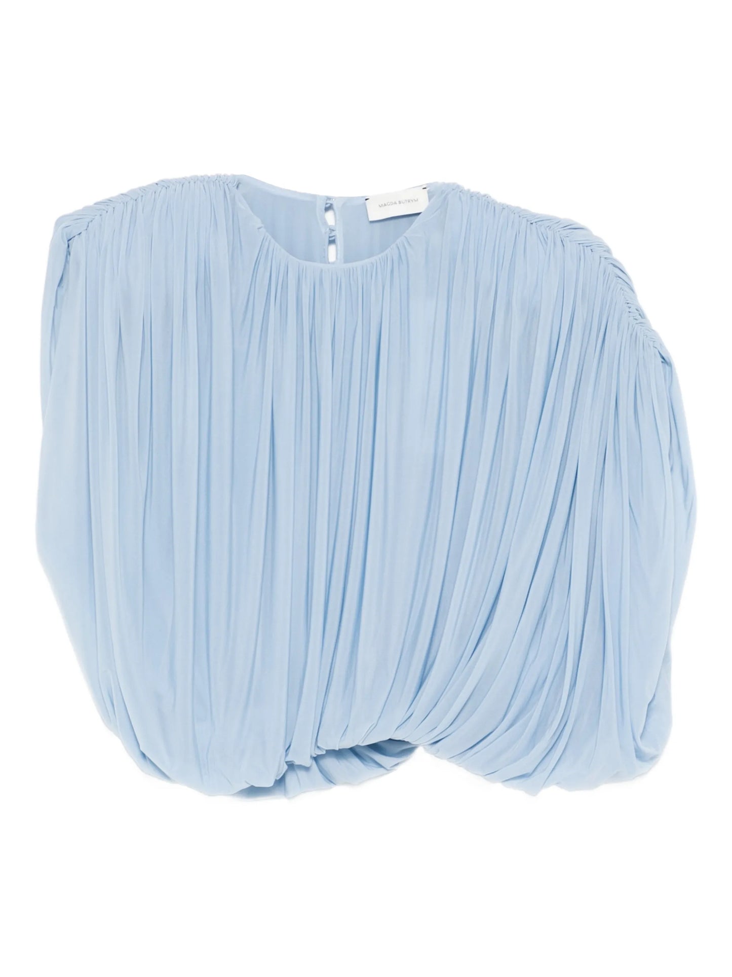 pleated blouse