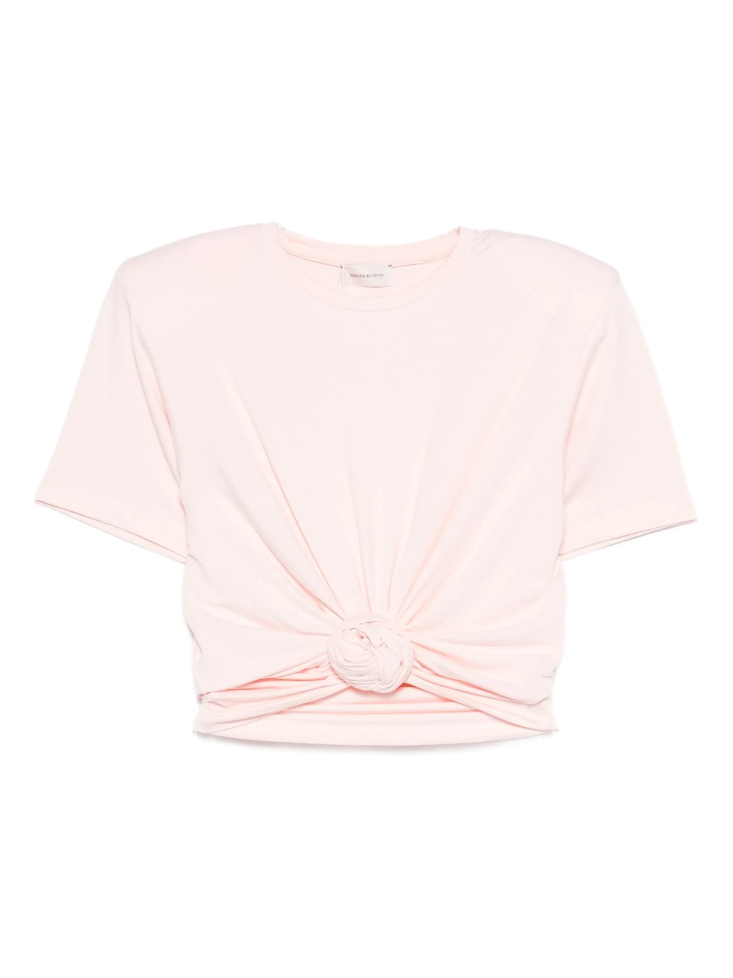 padded-shoulders T-shirt