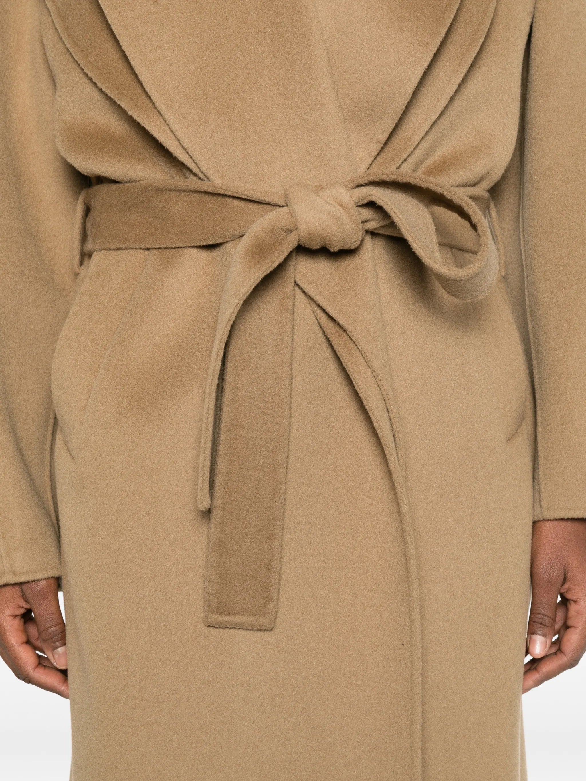 signature scarf coat