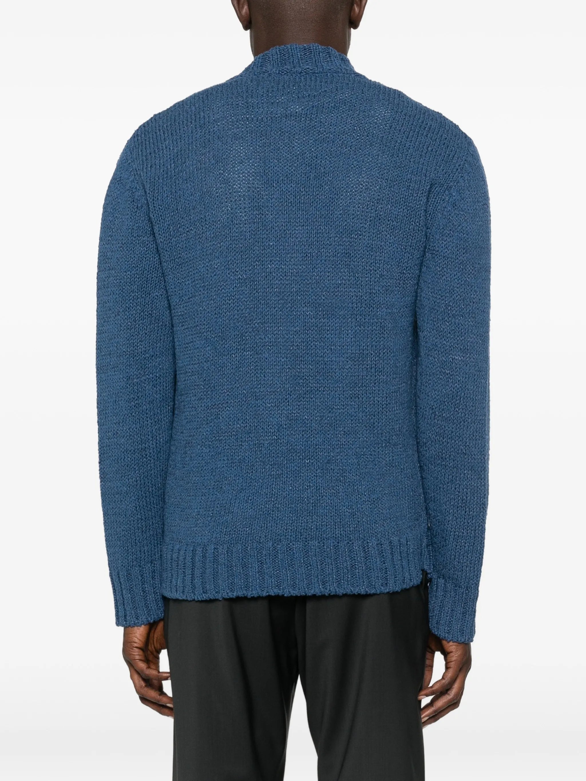 zip-fastening cardigan