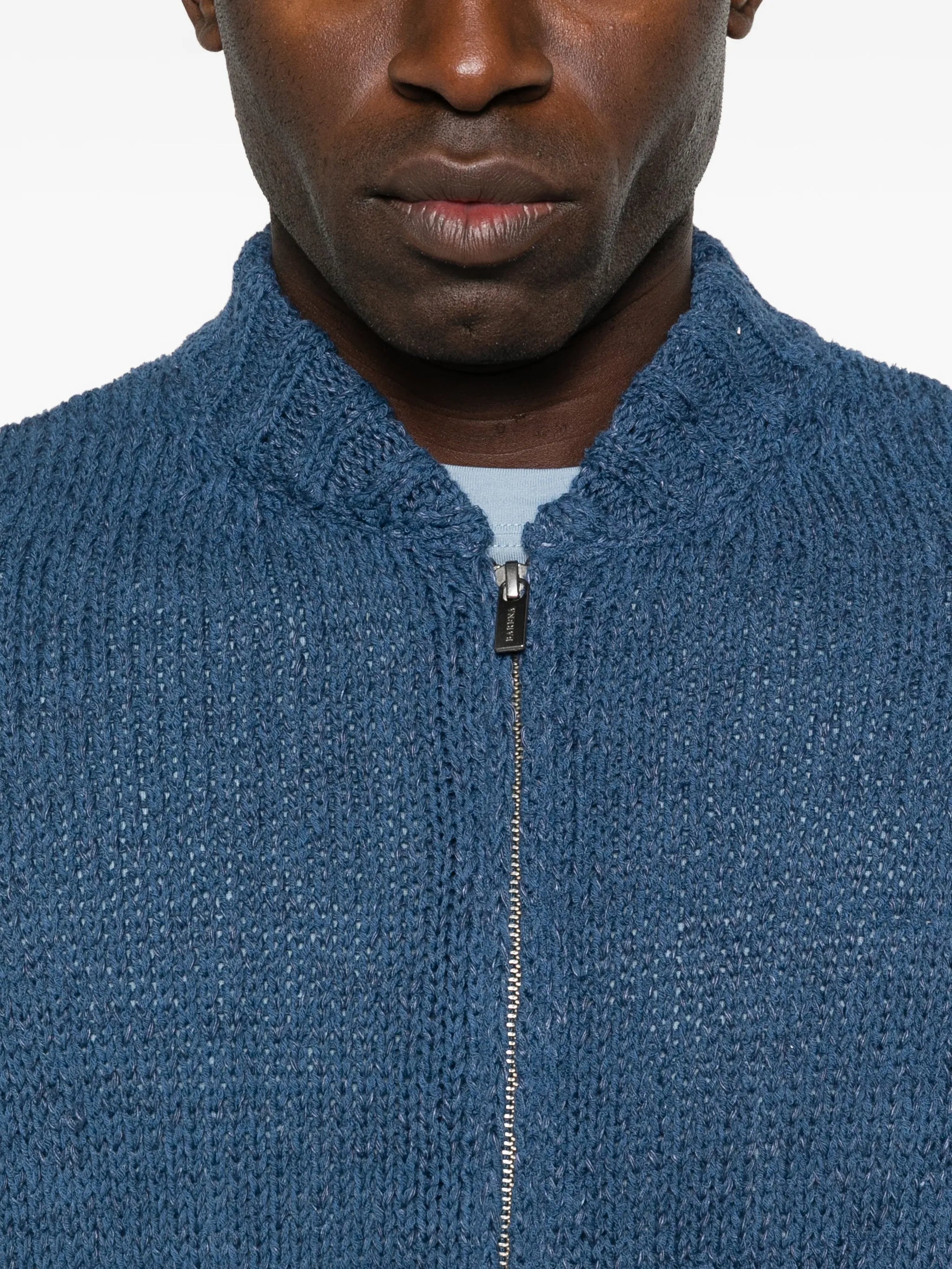 zip-fastening cardigan