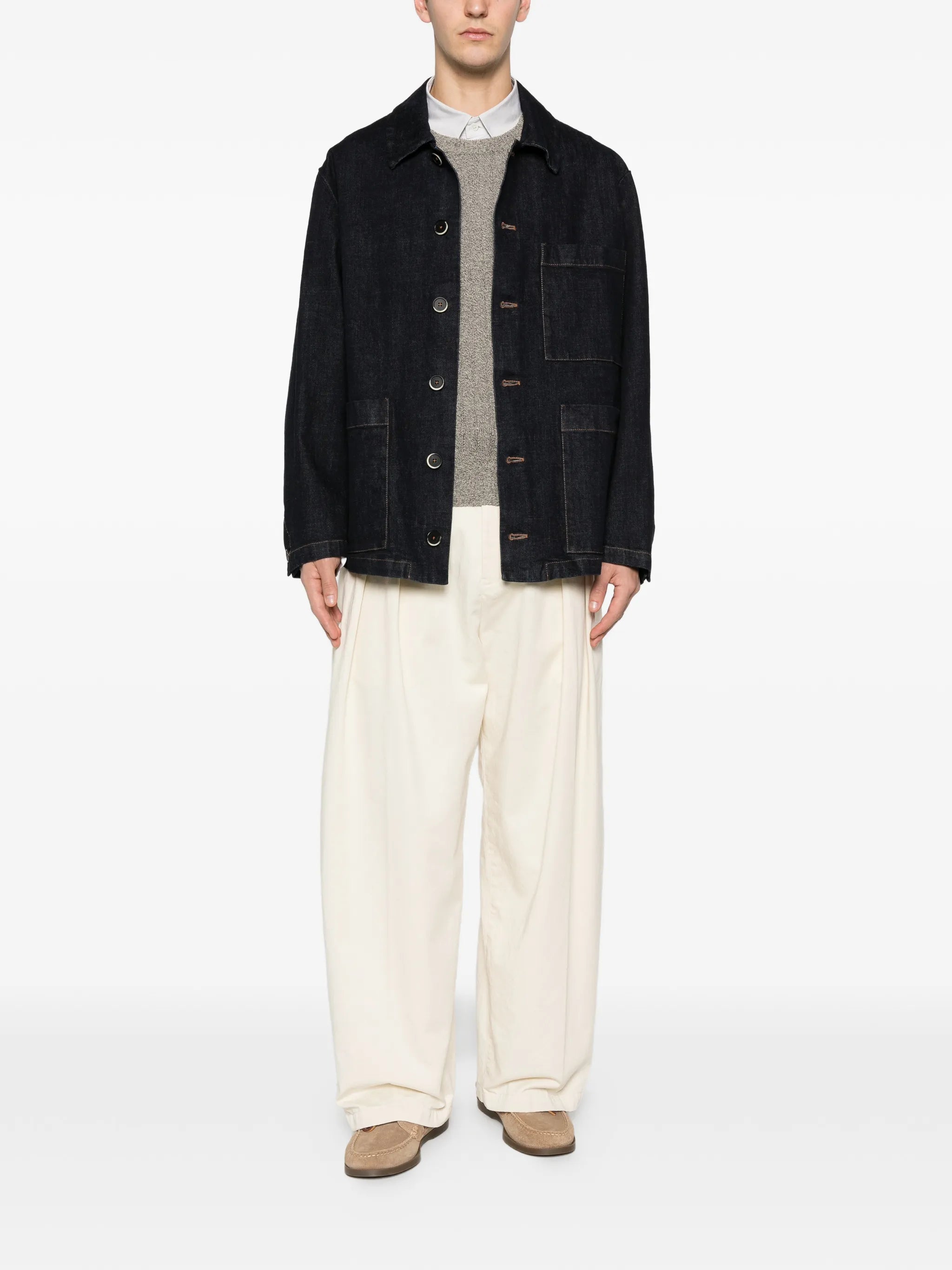 Stae buttoned denim jacket