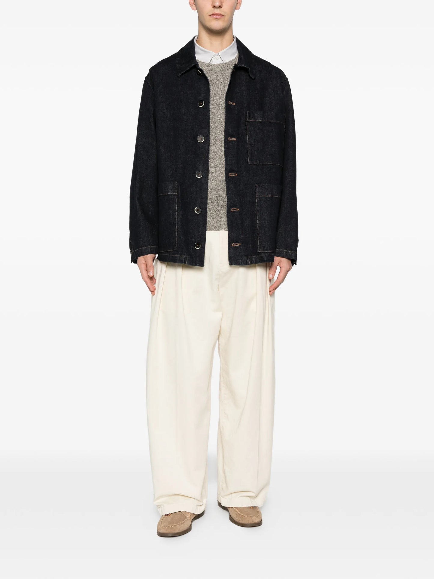 Stae buttoned denim jacket