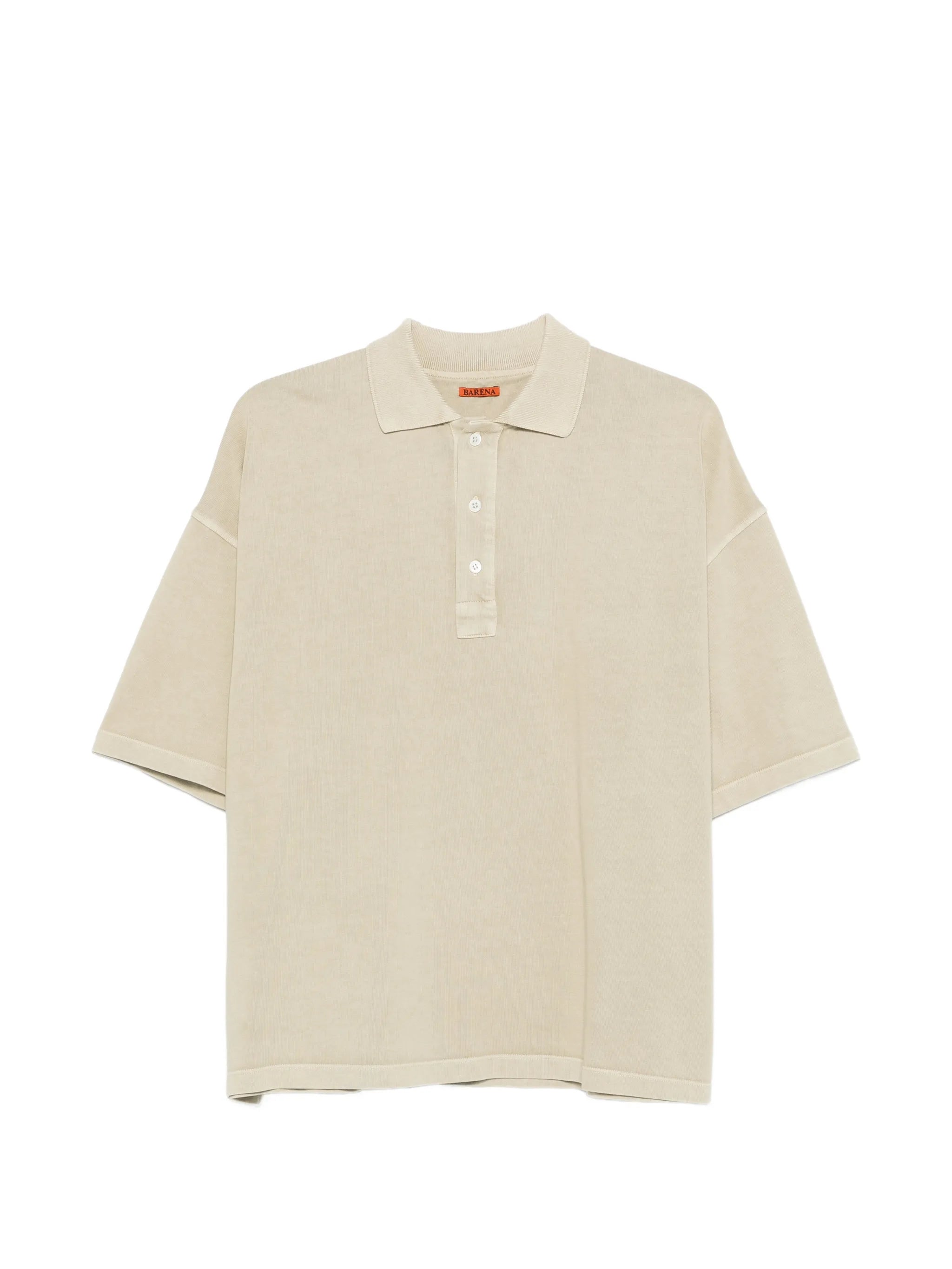 buttoned short-sleeve polo shirt