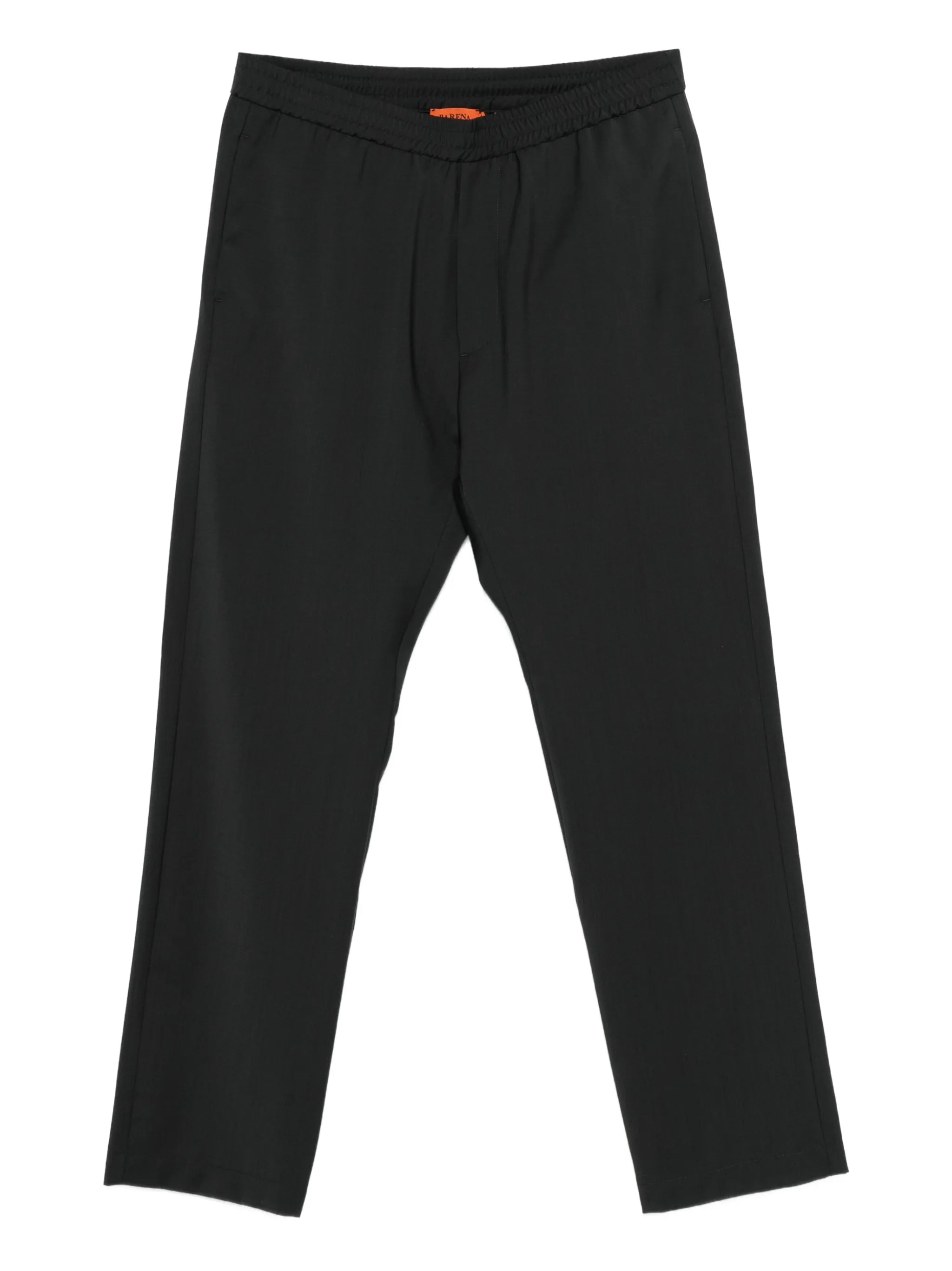 elasticated-waistband trousers