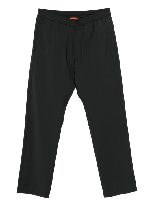 elasticated-waistband trousers