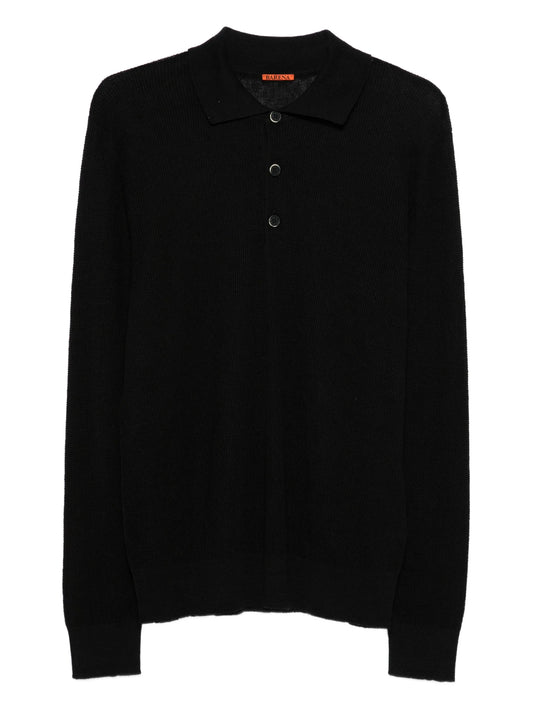 long-sleeve polo shirt