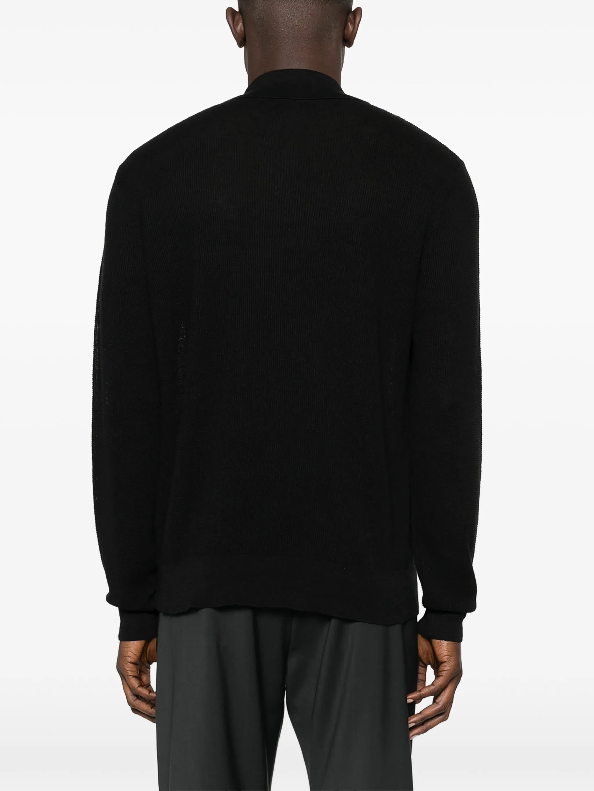 long-sleeve polo shirt