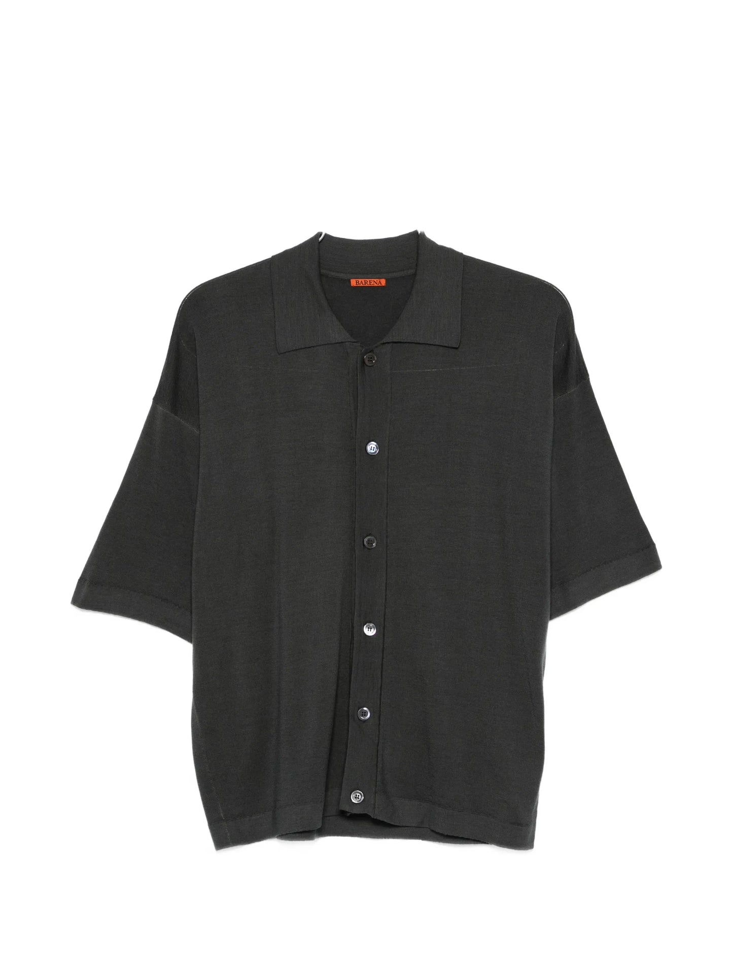 Doni button-down fine-knit shirt