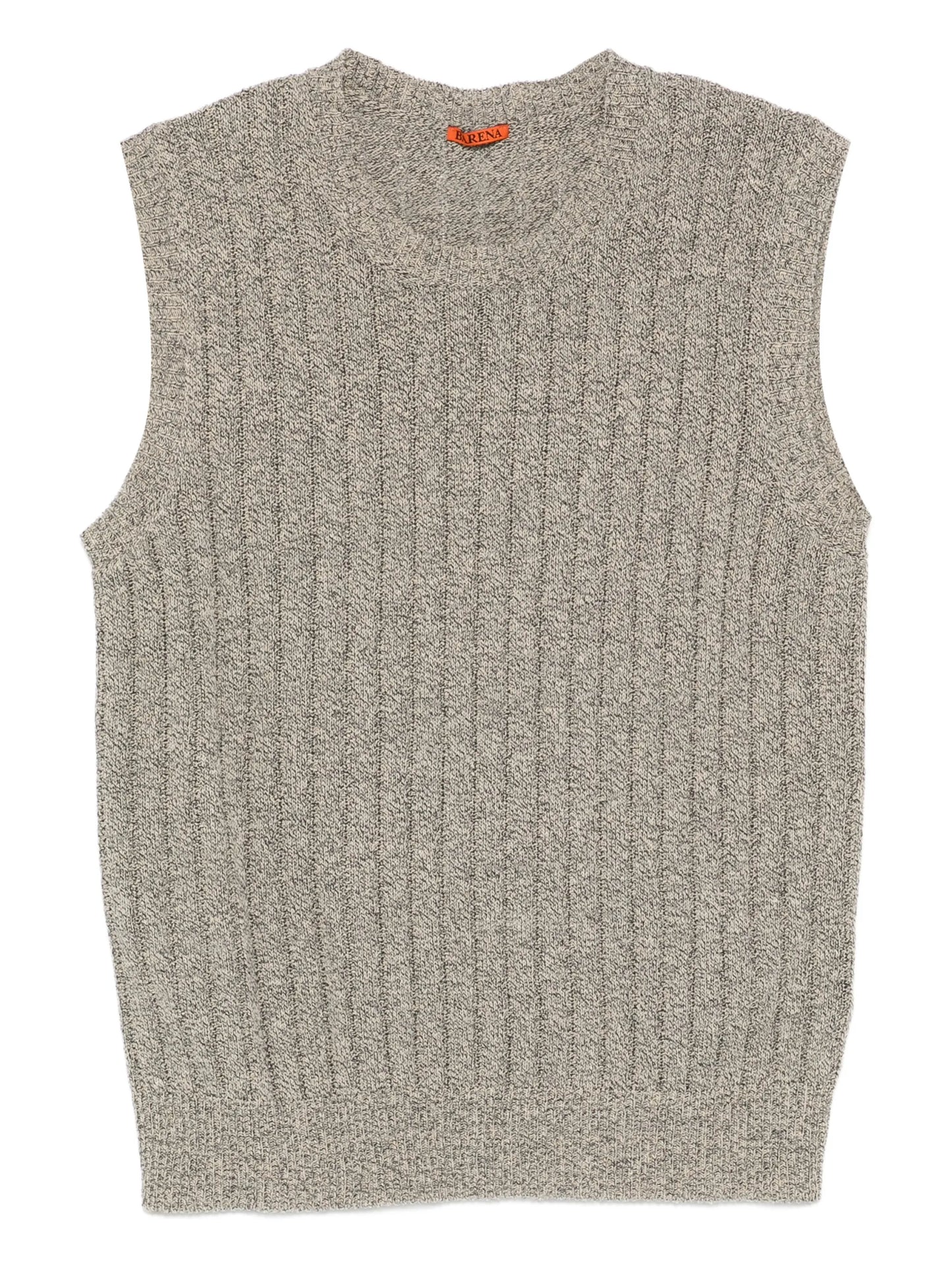 cable-knit vest