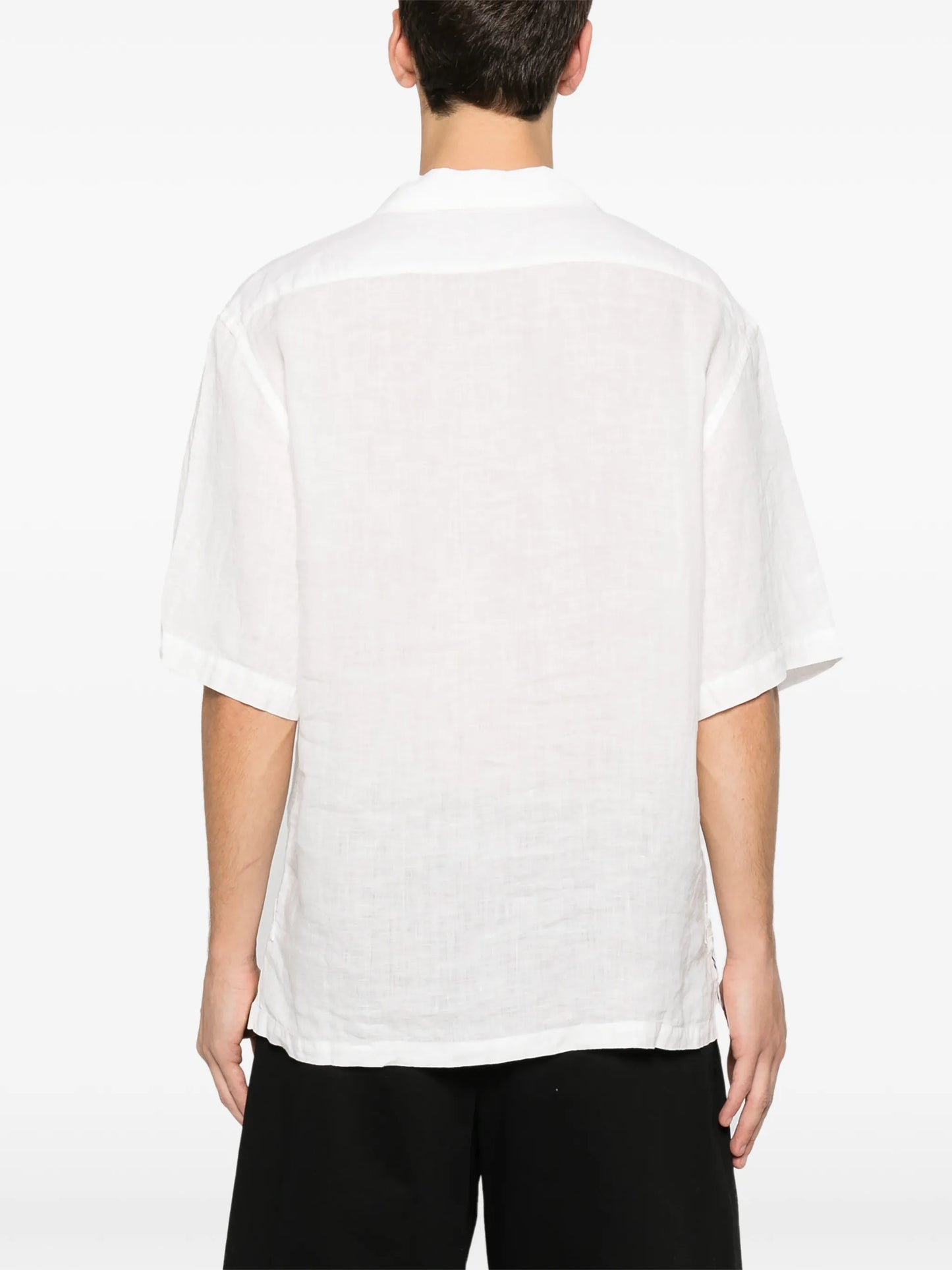 Mola half-button linen shirt