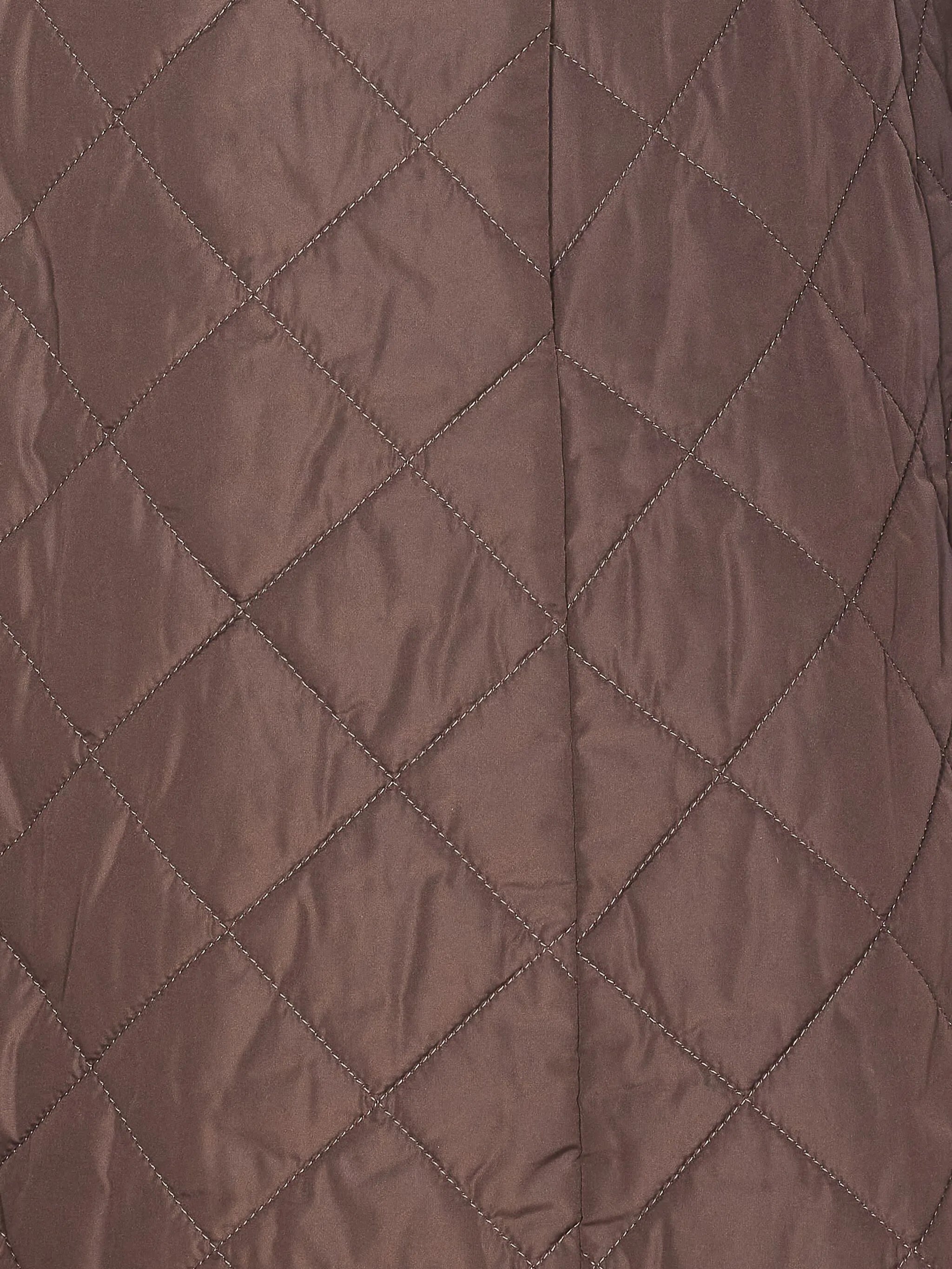 quilted leather sleeve berta coat