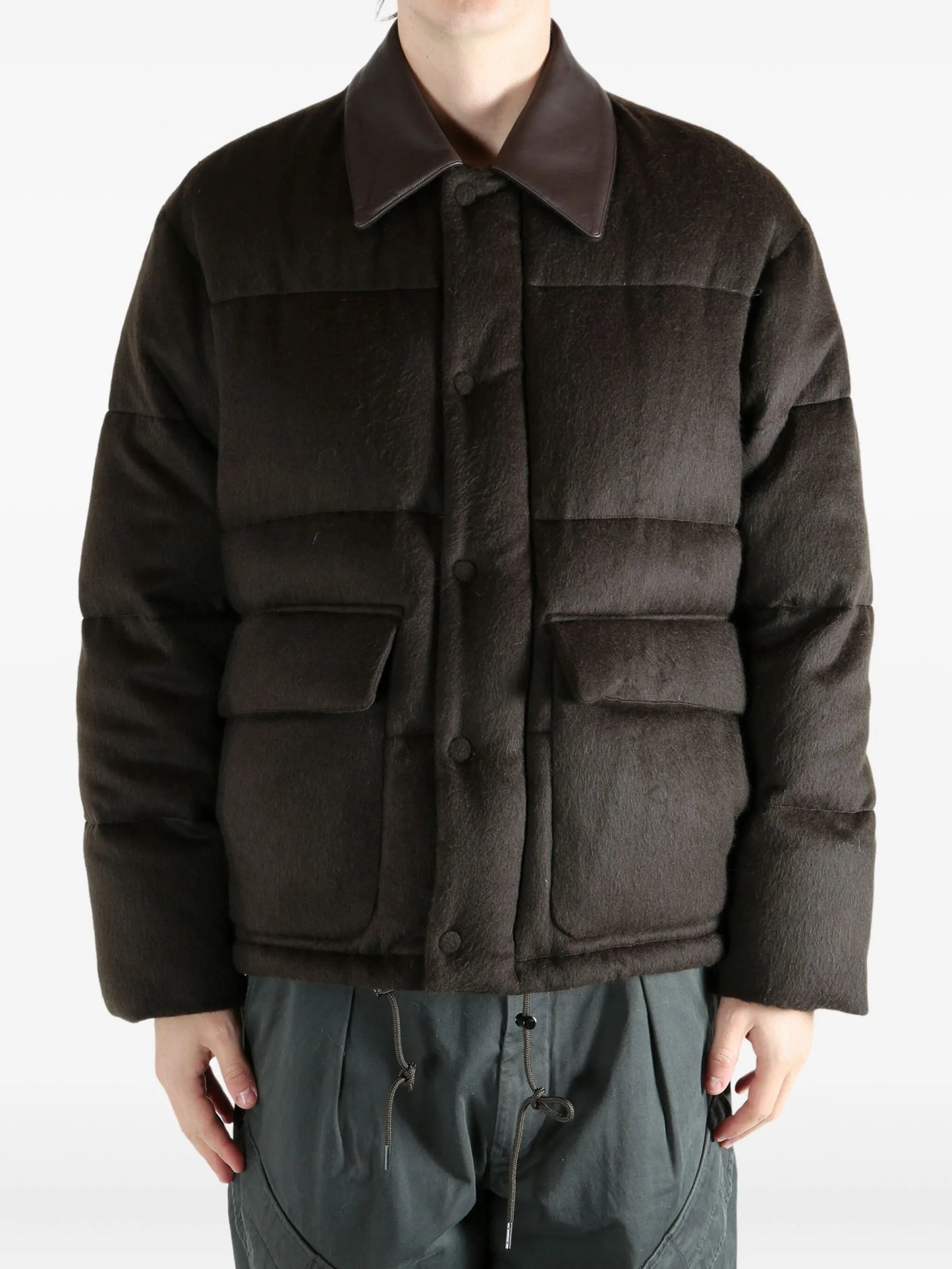 padded flap-pocket jacket