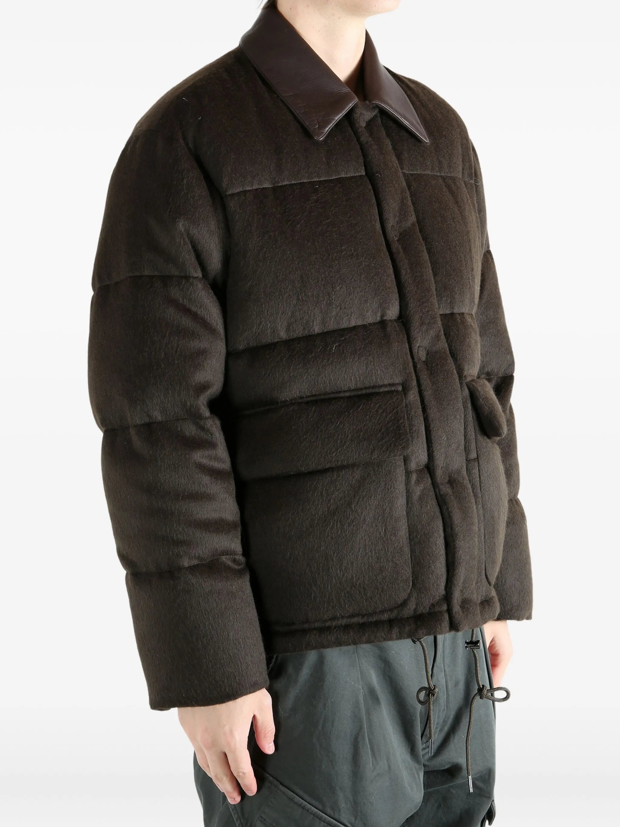 padded flap-pocket jacket