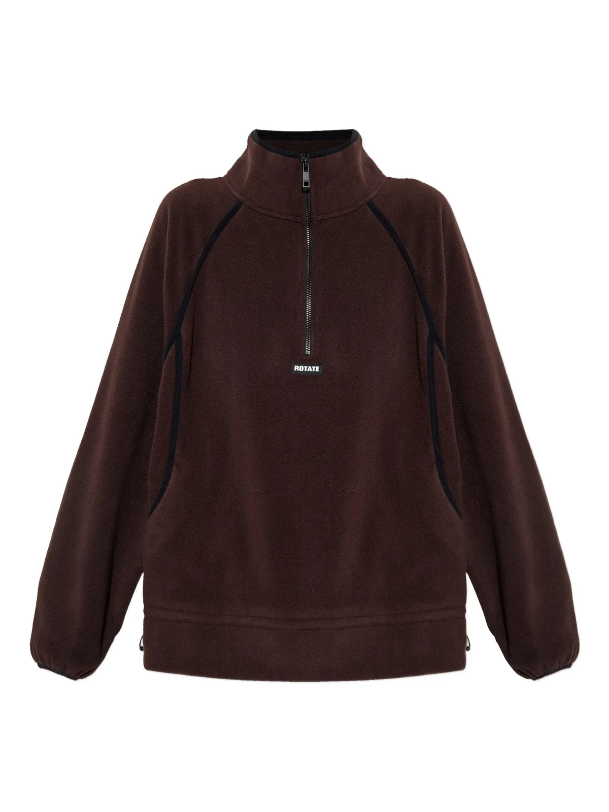 half-zip fleece jacket