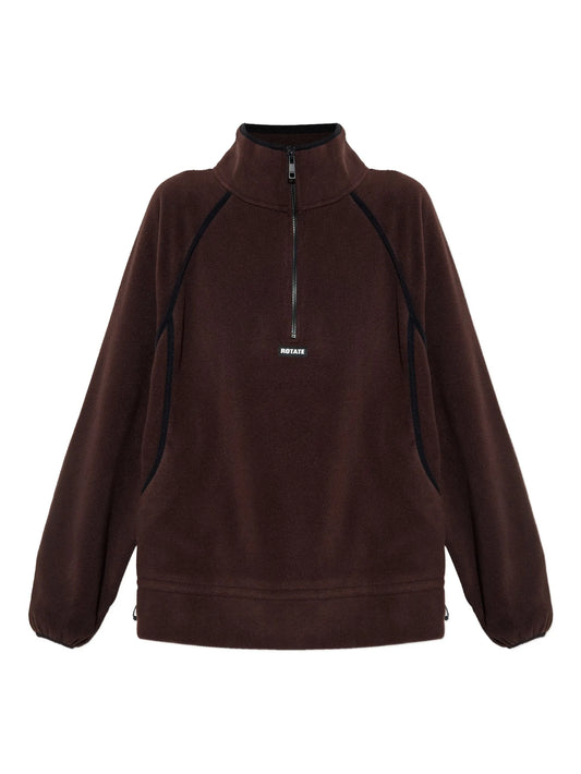 half-zip fleece jacket