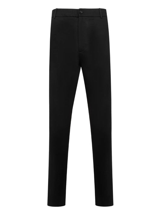 wool flannel tailored trousers