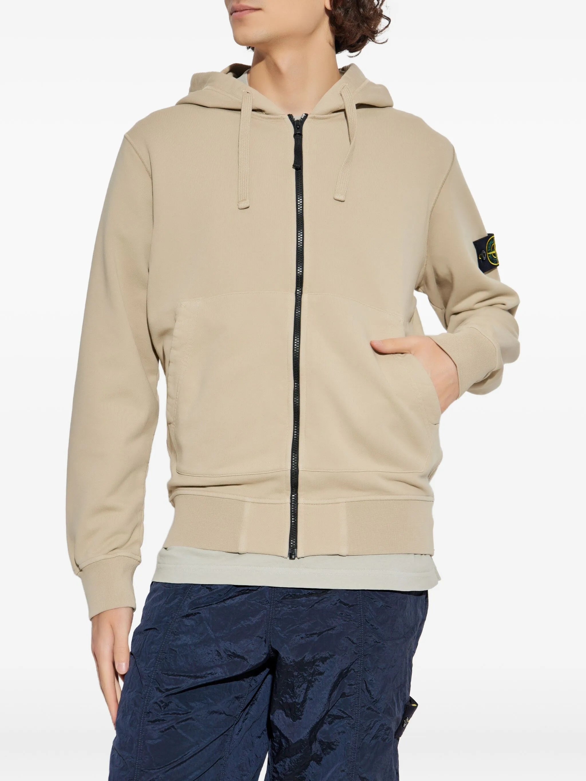 zip-up hoodie