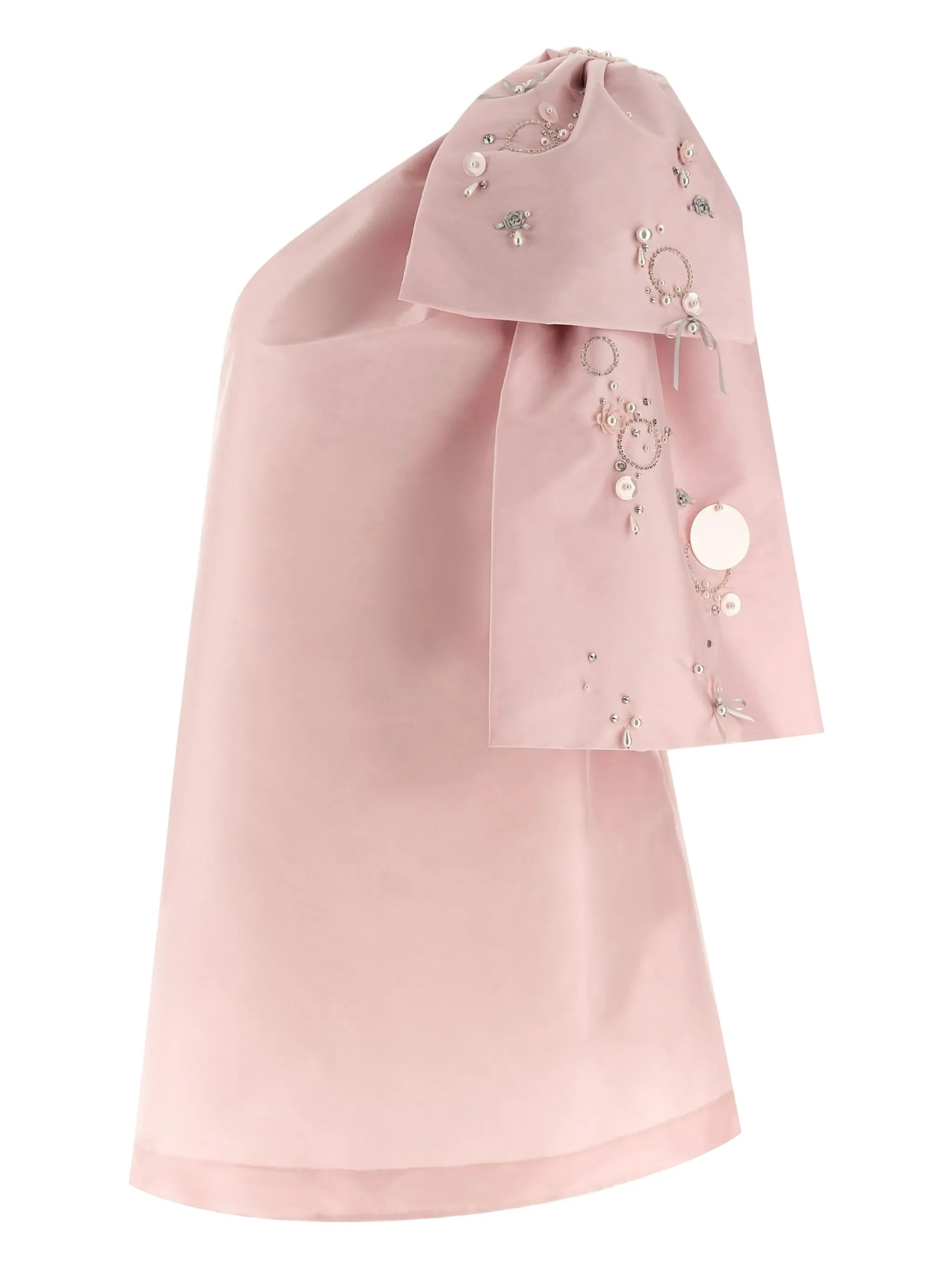 Winnie bow-detail mini dress