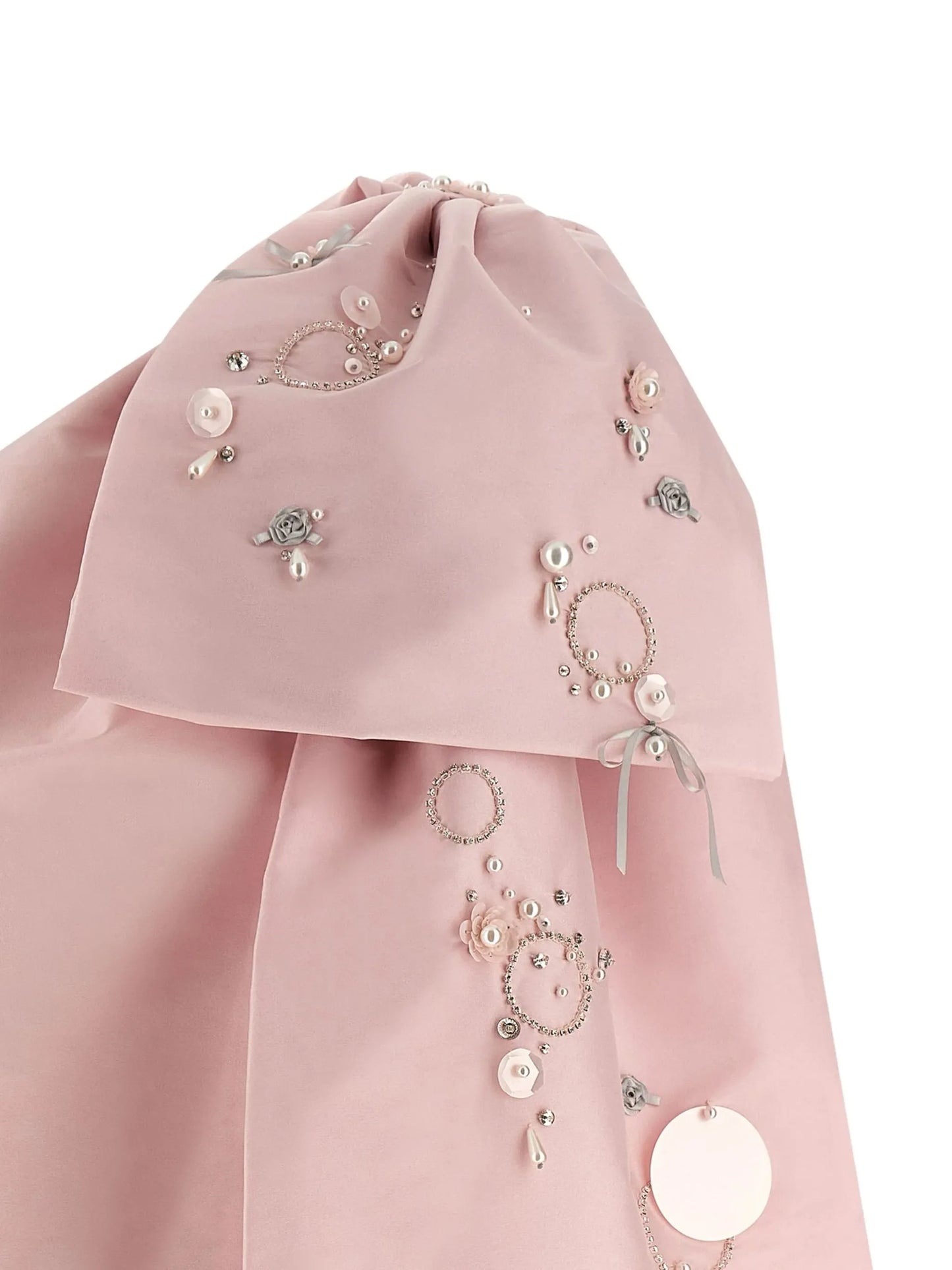 Winnie bow-detail mini dress