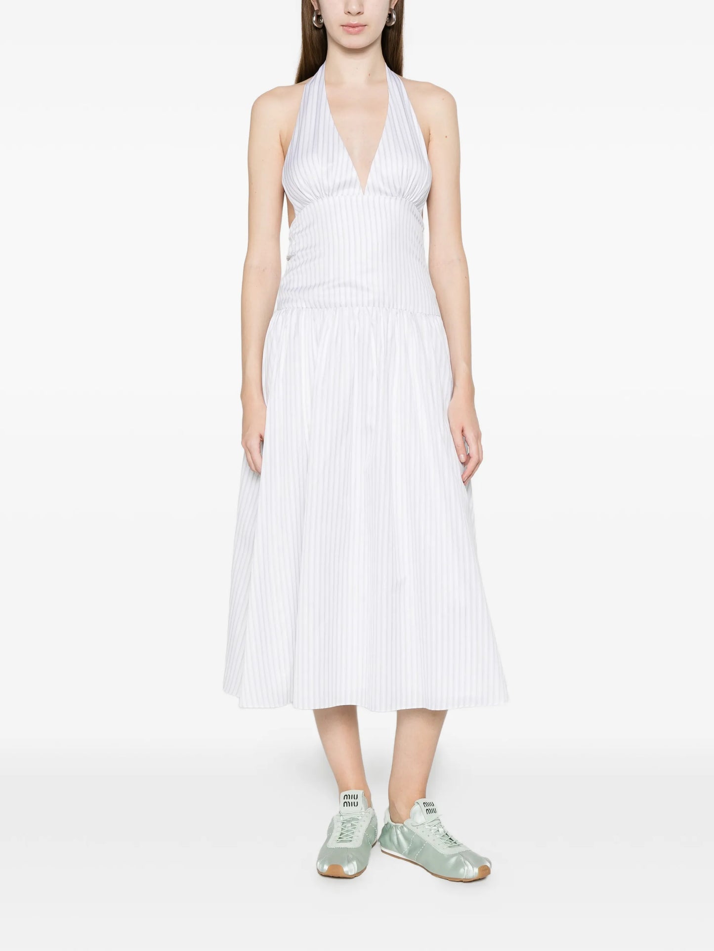 Lilly halterneck midi dress