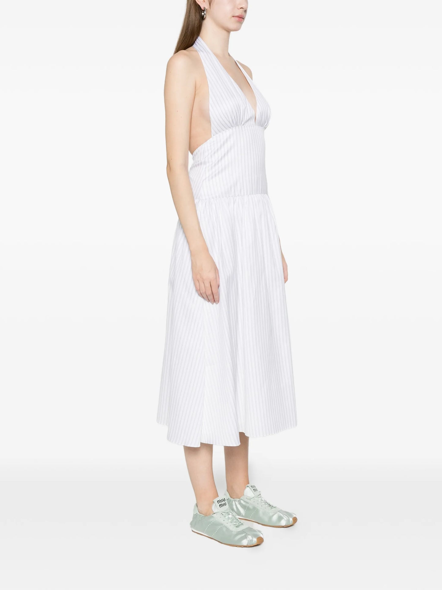 Lilly halterneck midi dress