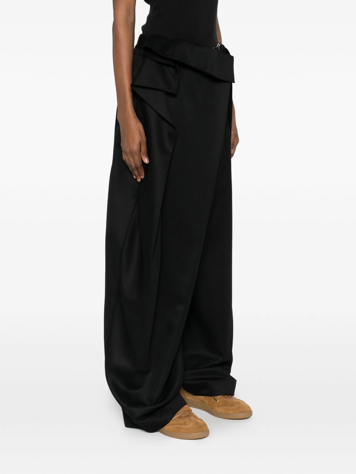 fold-over trousers