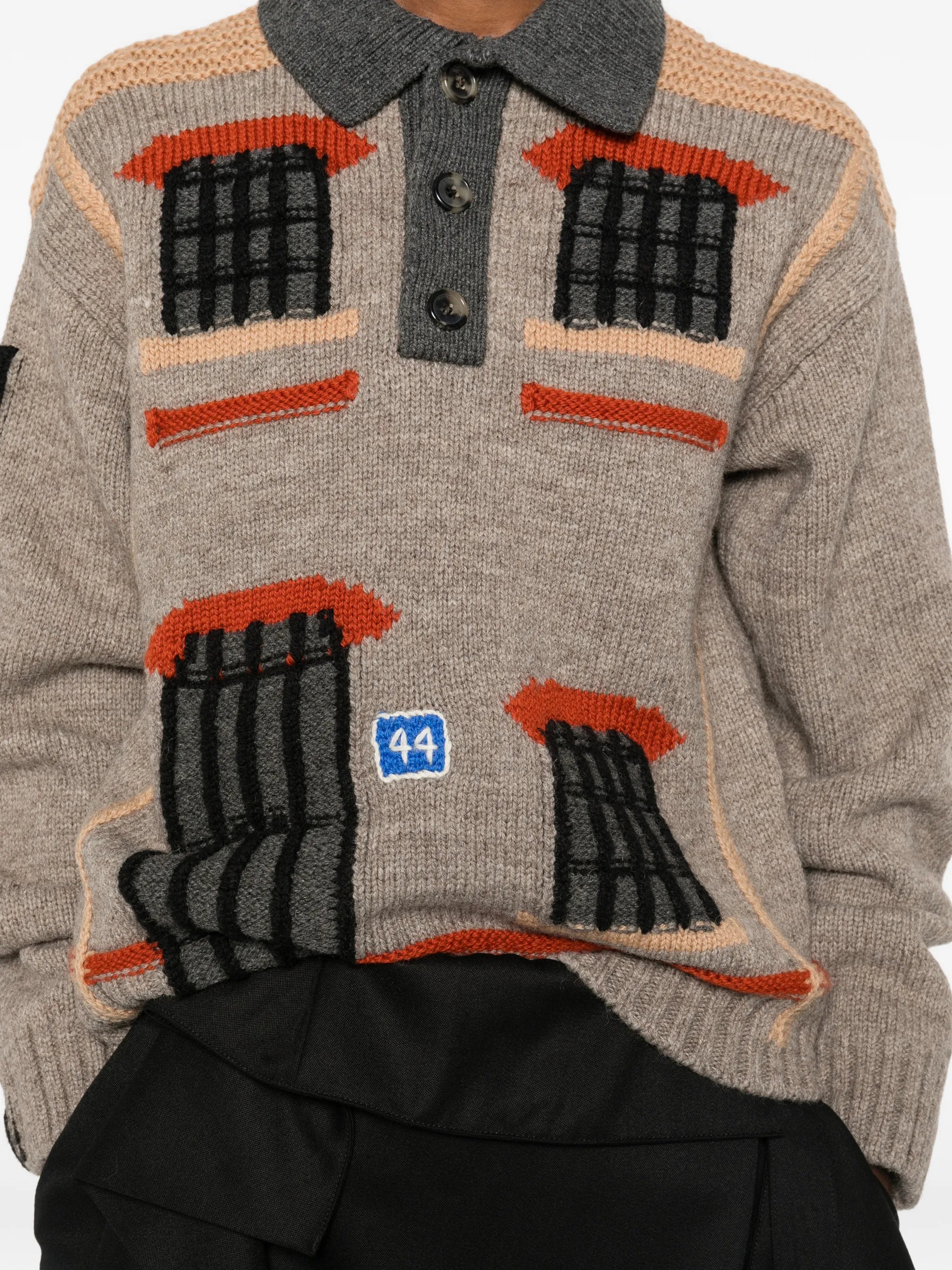 house polo sweater