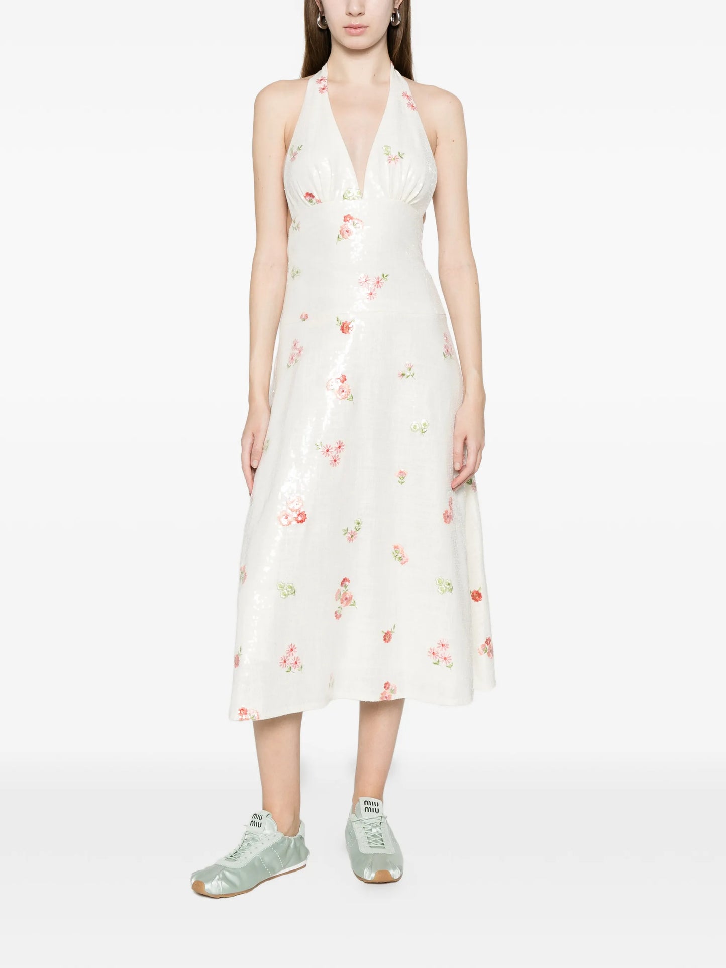 Lilly sequin-embellished midi dress