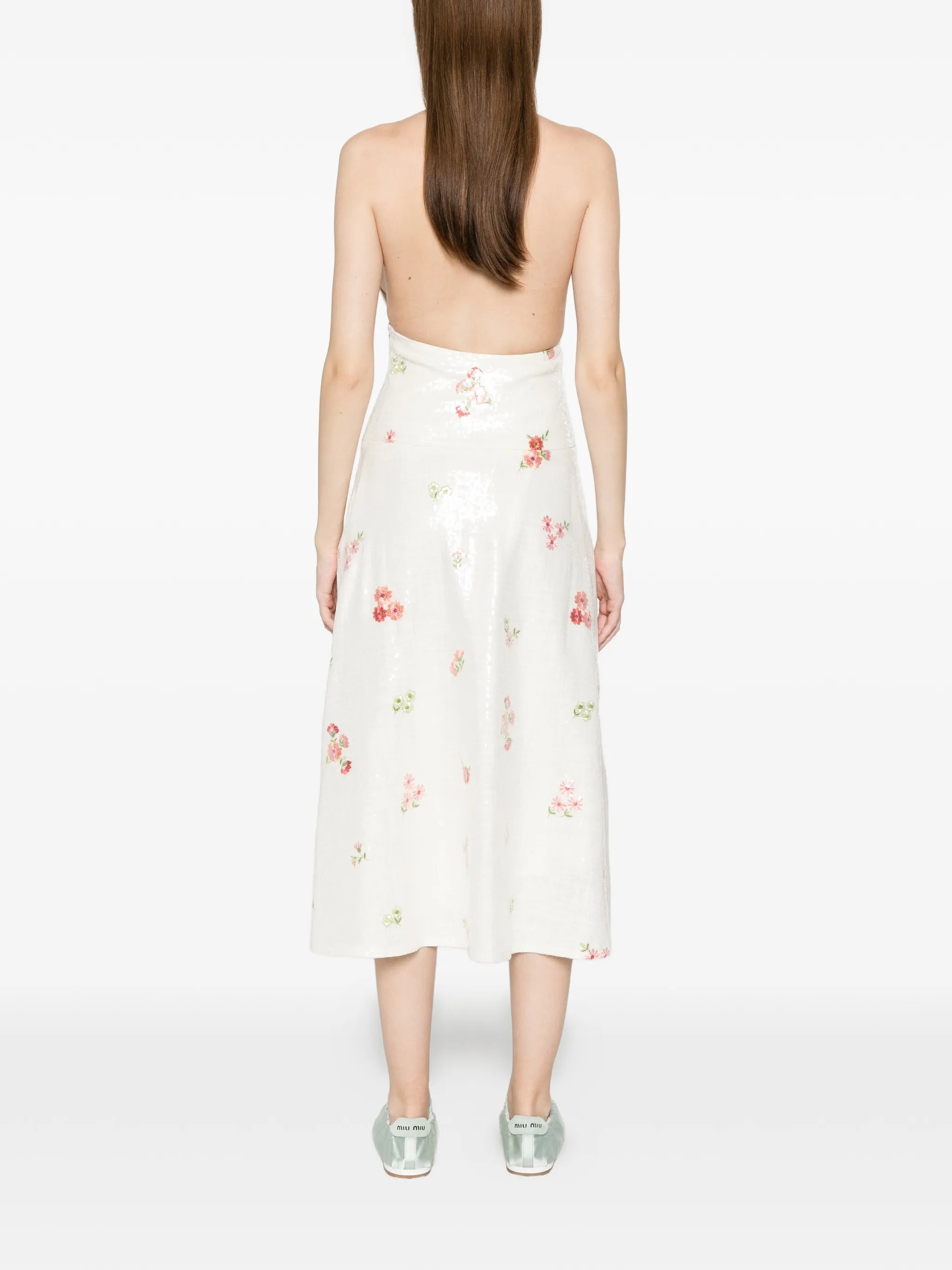 Lilly sequin-embellished midi dress