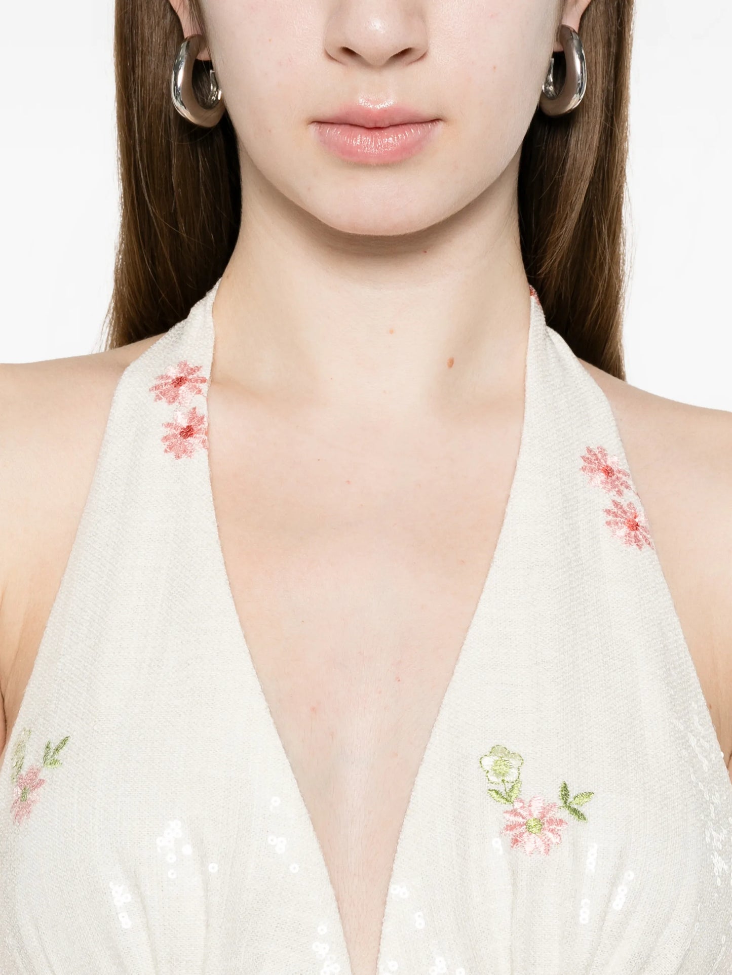 Lilly sequin-embellished midi dress