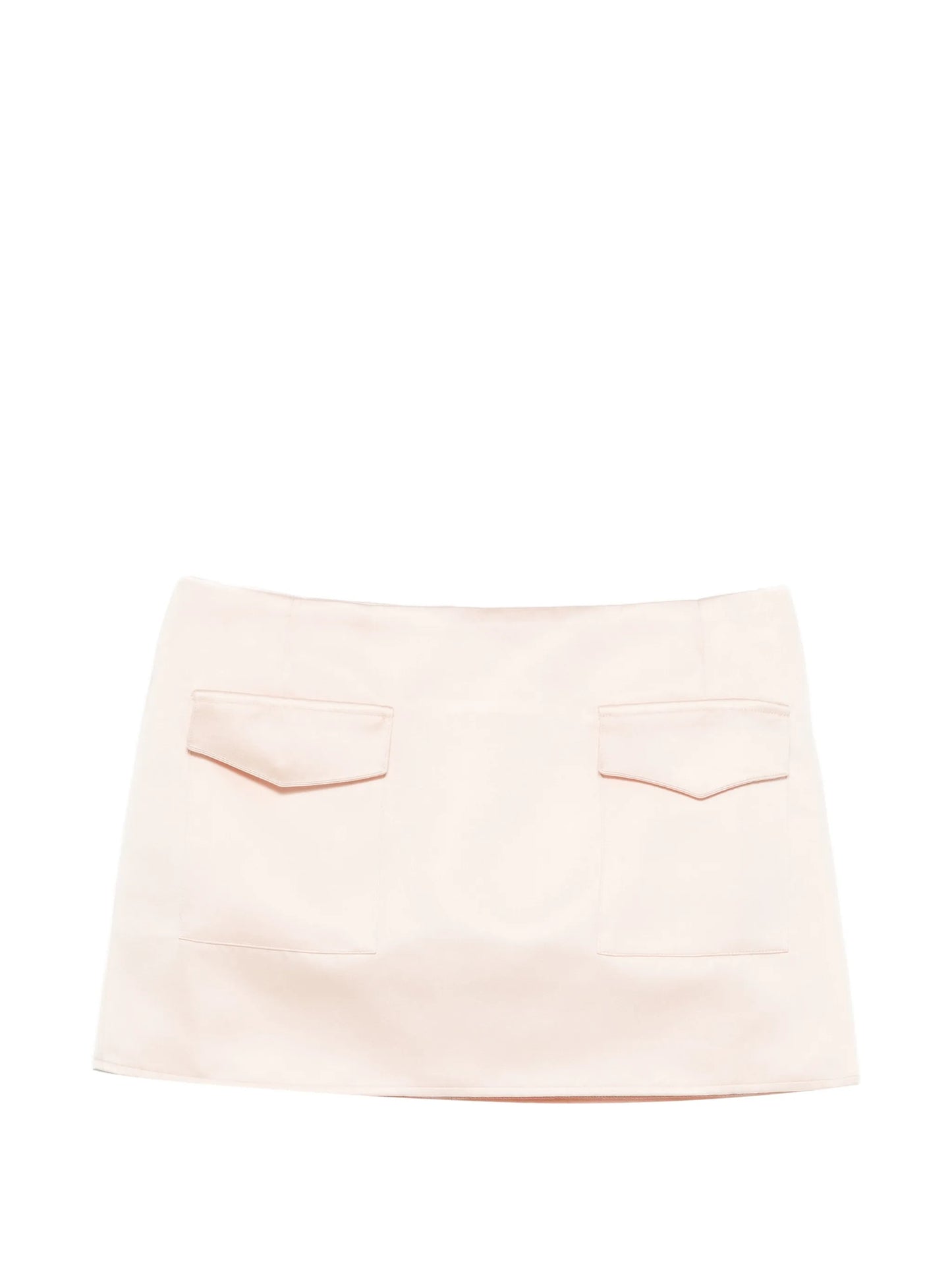 Valetta flap-pocket mini skirt