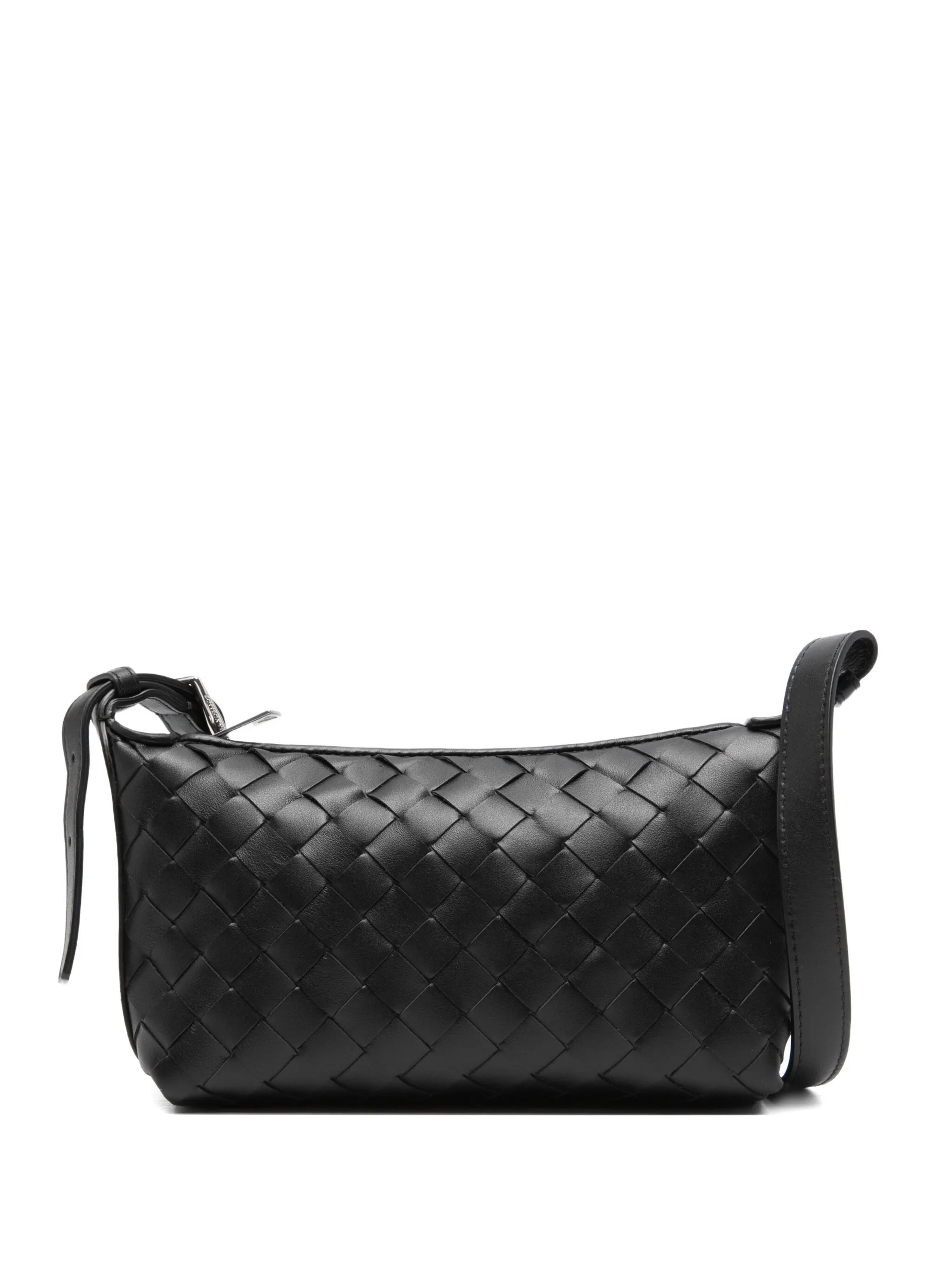 intrecciato strap belt bag