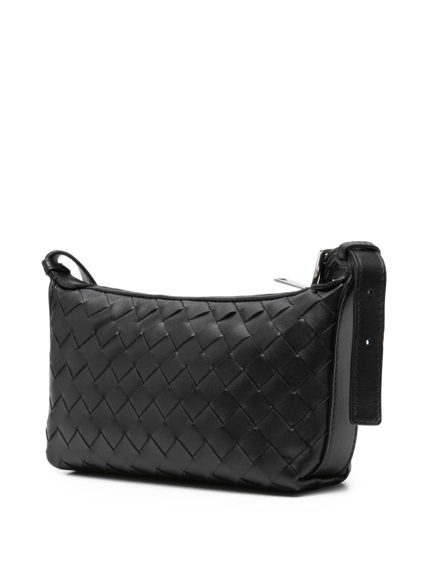 intrecciato strap belt bag