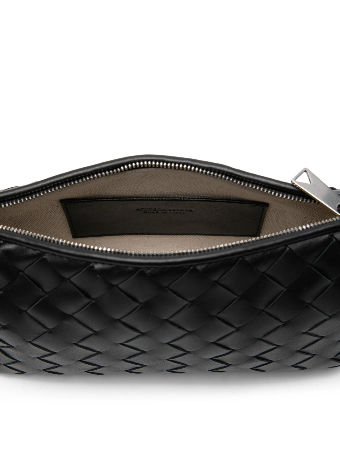 intrecciato strap belt bag