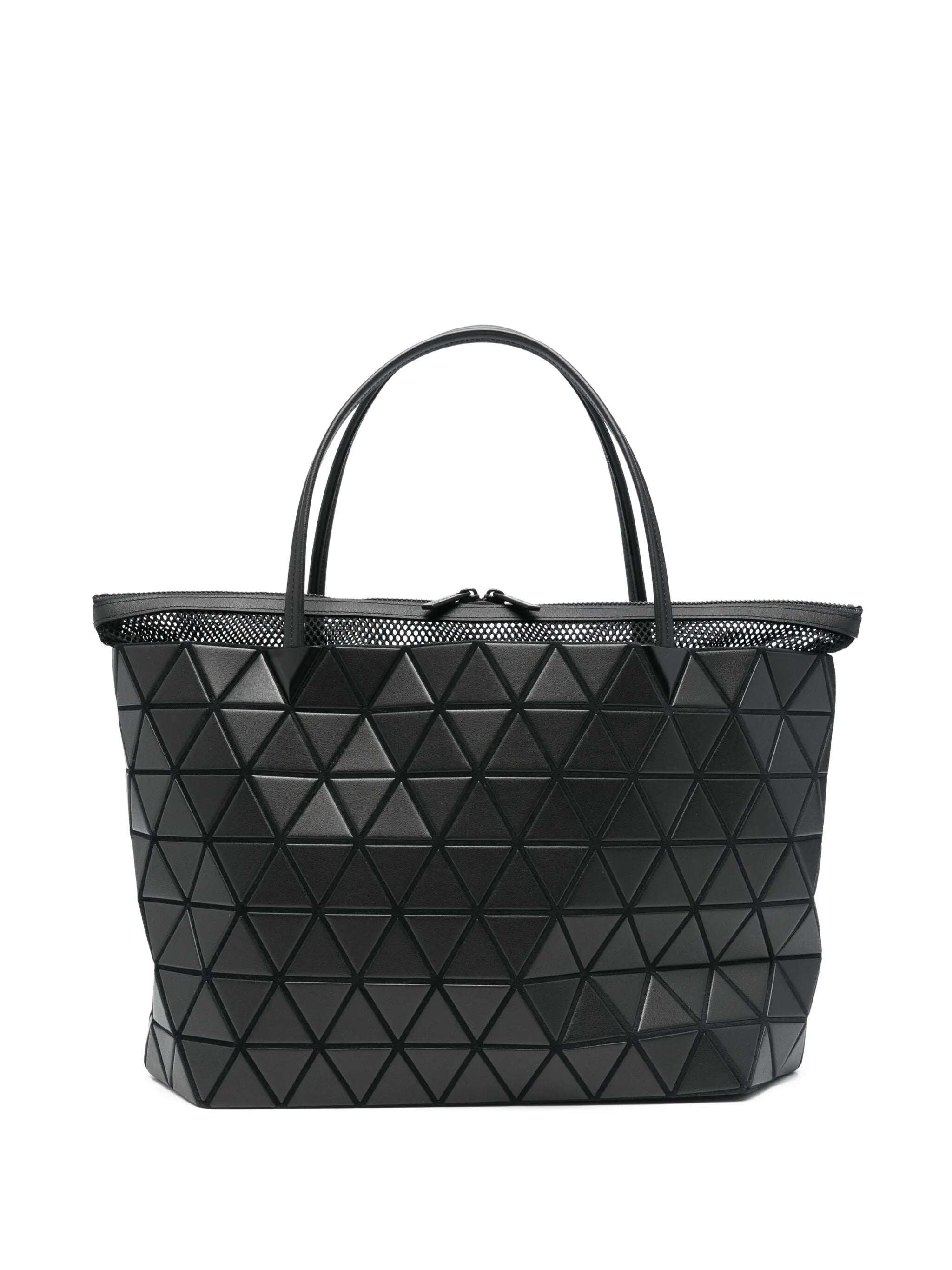 geometric-panell tote bag