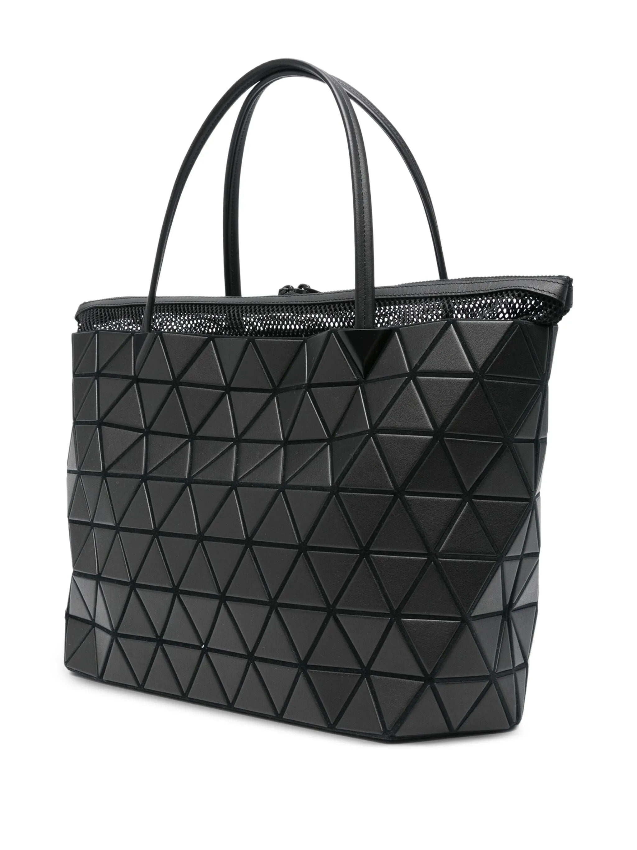 geometric-panell tote bag