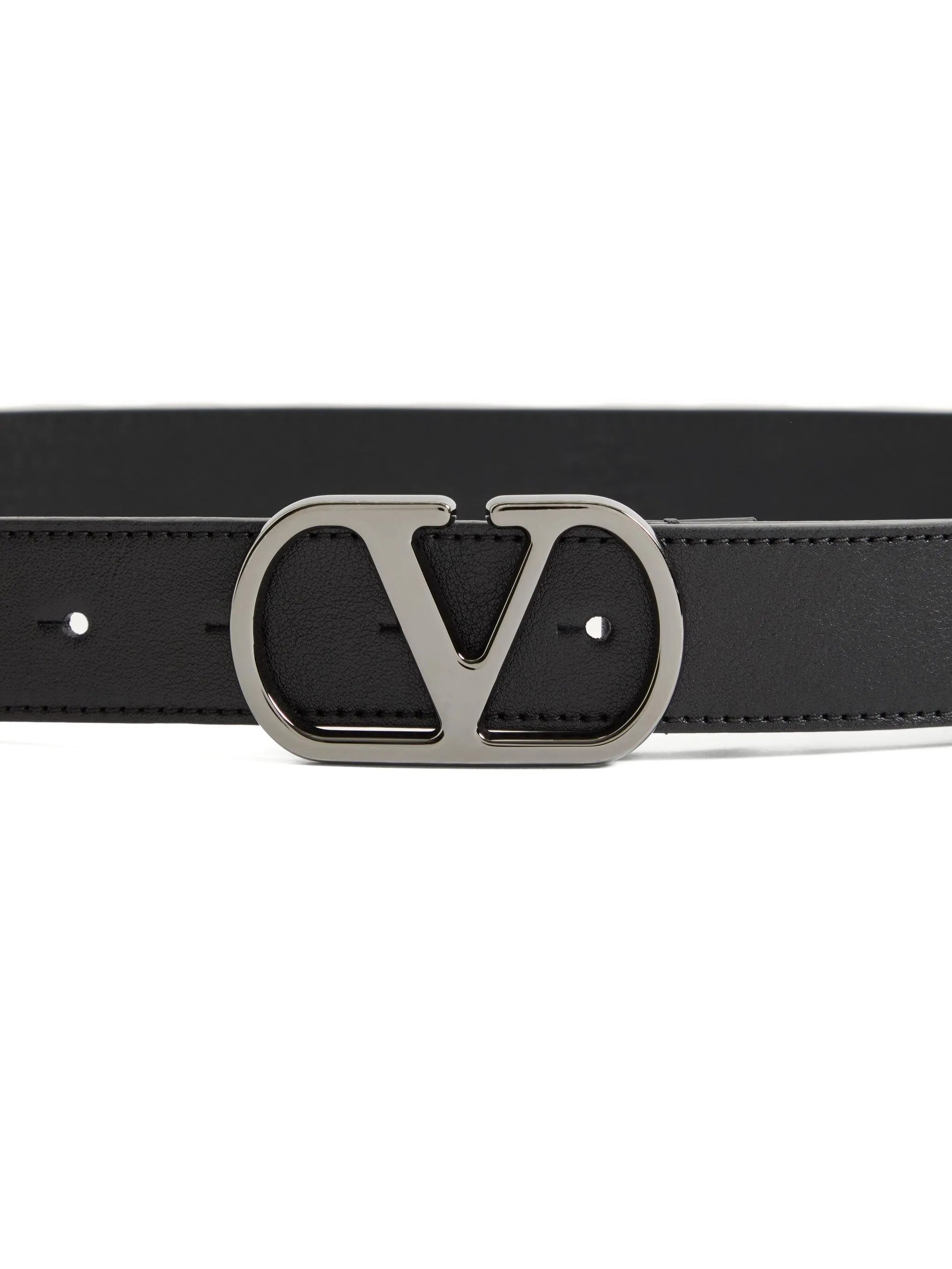 Vlogo leather belt