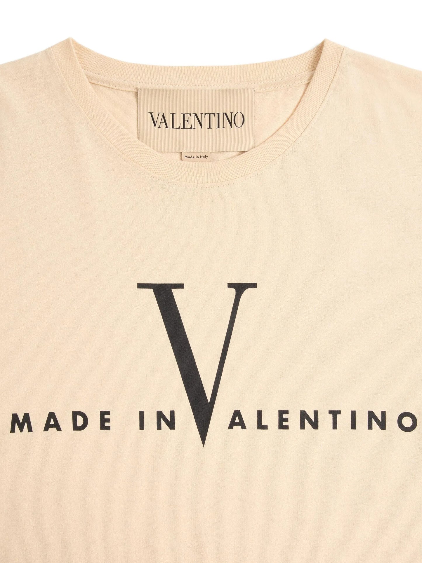 Made In Valentino-print T-shirt