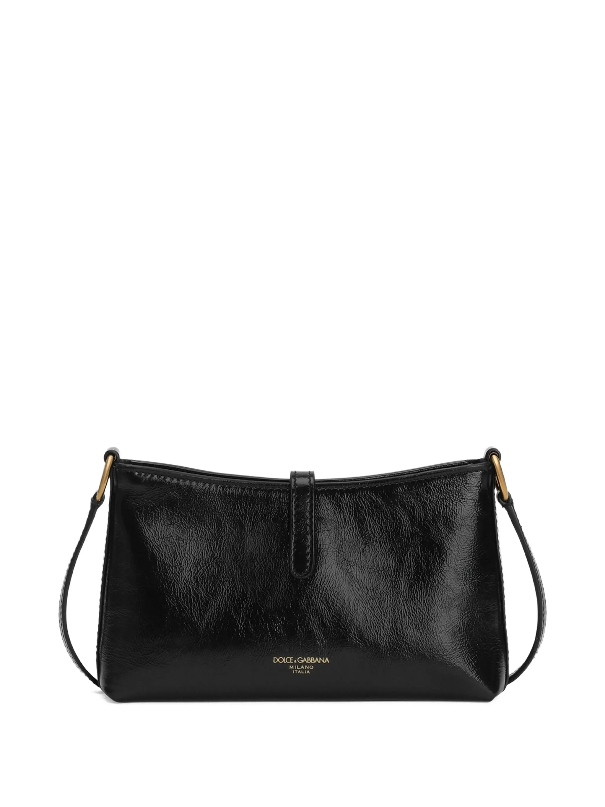 Lock shoulder bag in calfskin