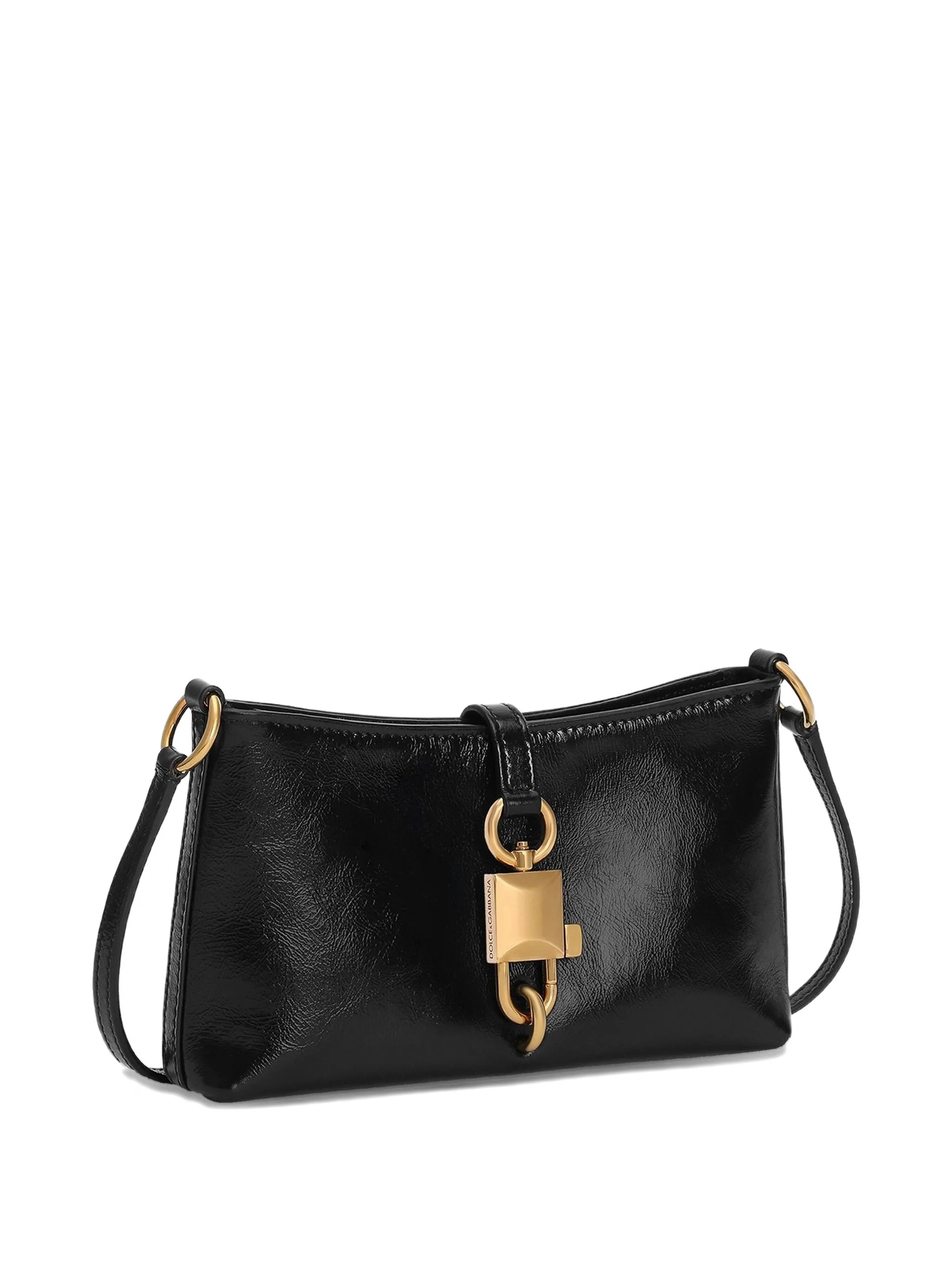 Lock shoulder bag in calfskin