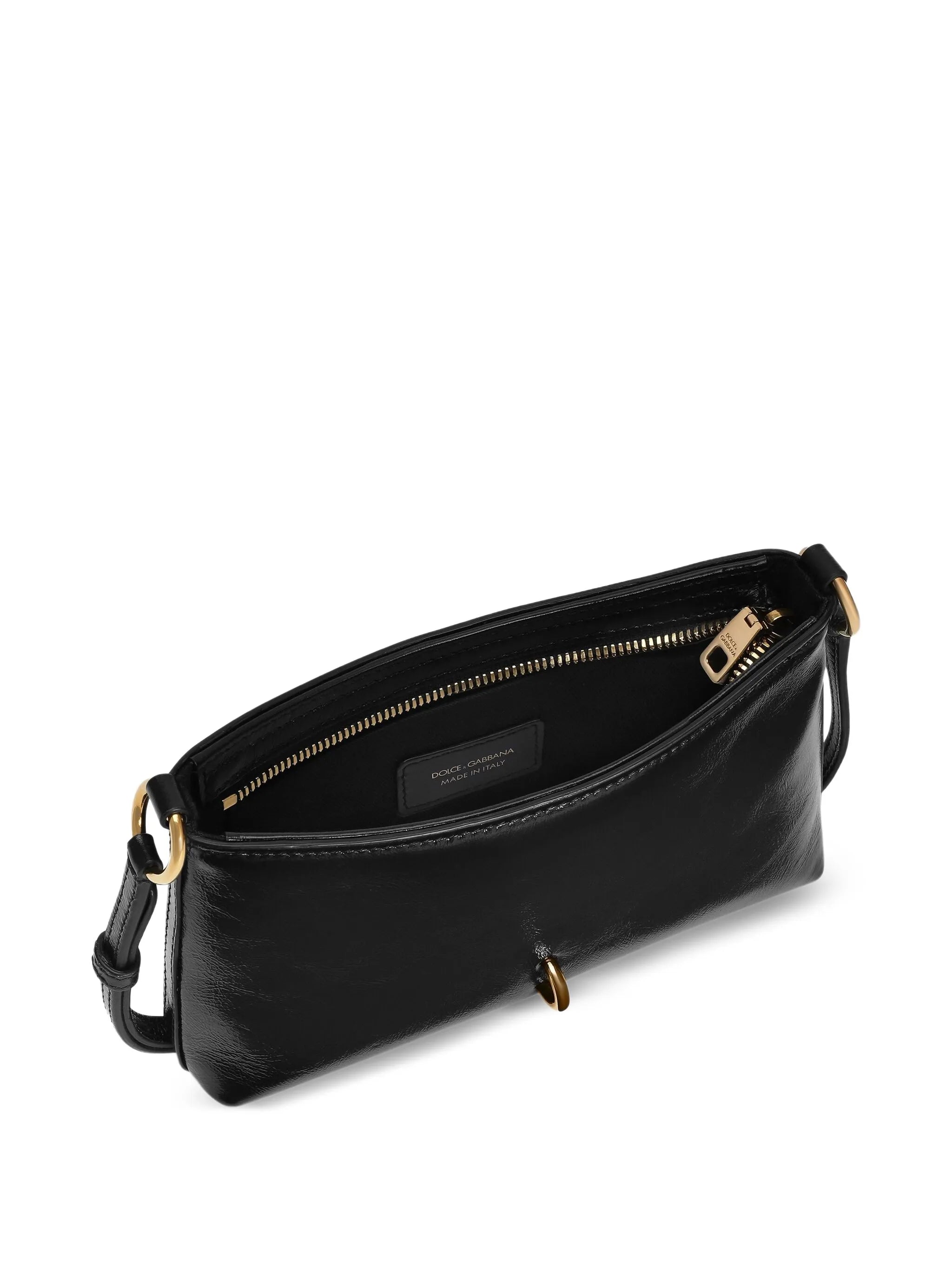 Lock shoulder bag in calfskin
