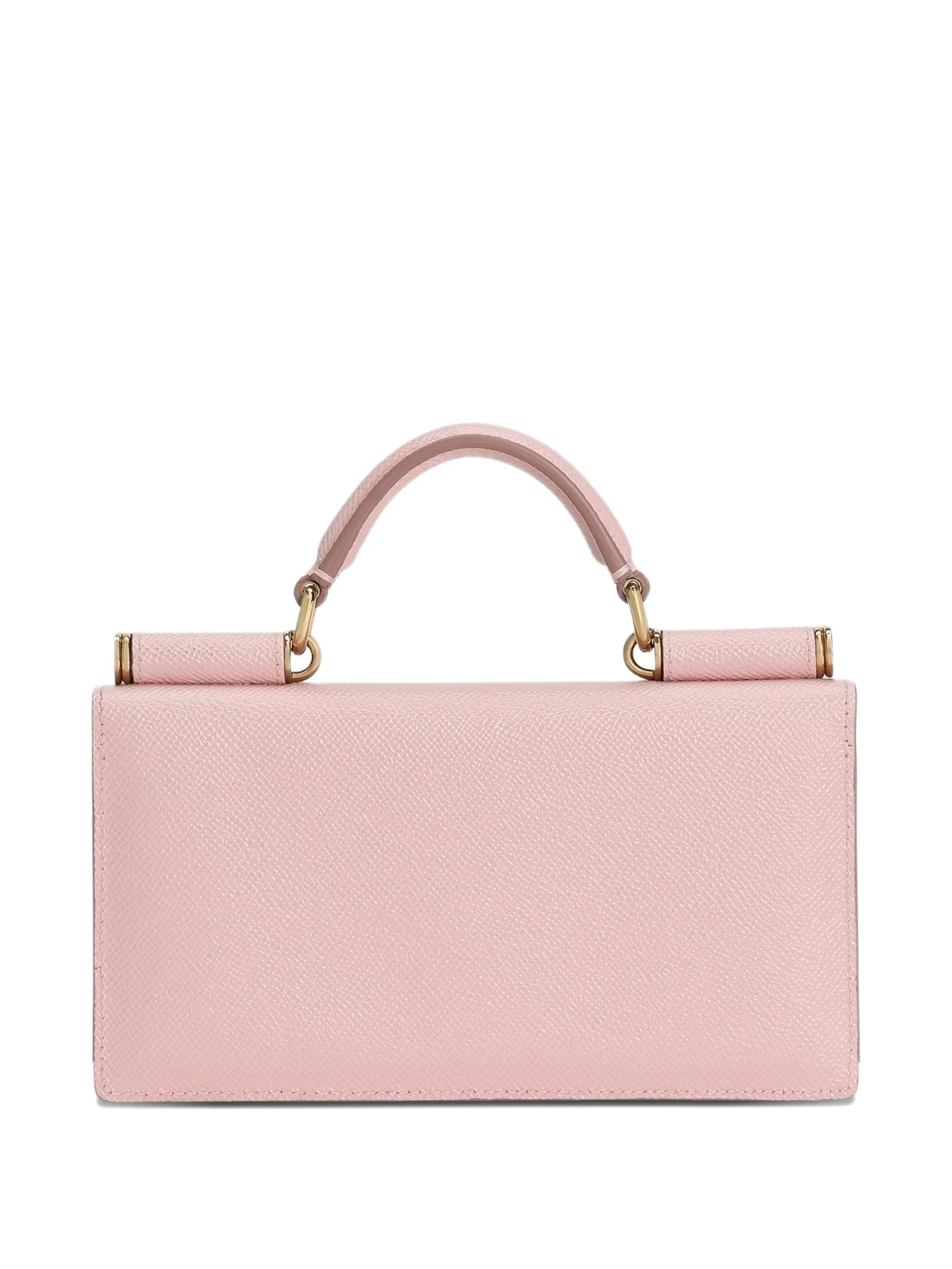 Dauphine-print calfskin mini bag