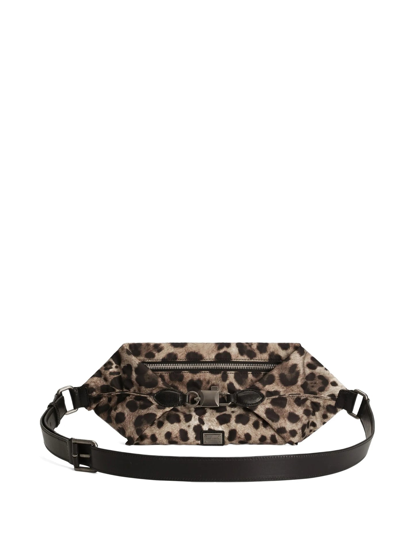 leopard-print belt bag