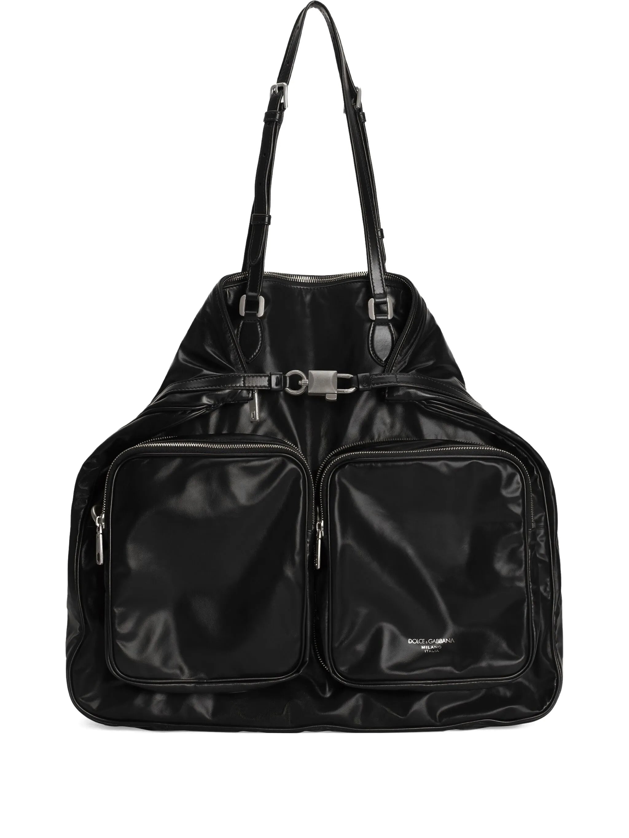 zip-pocket shoulder bag